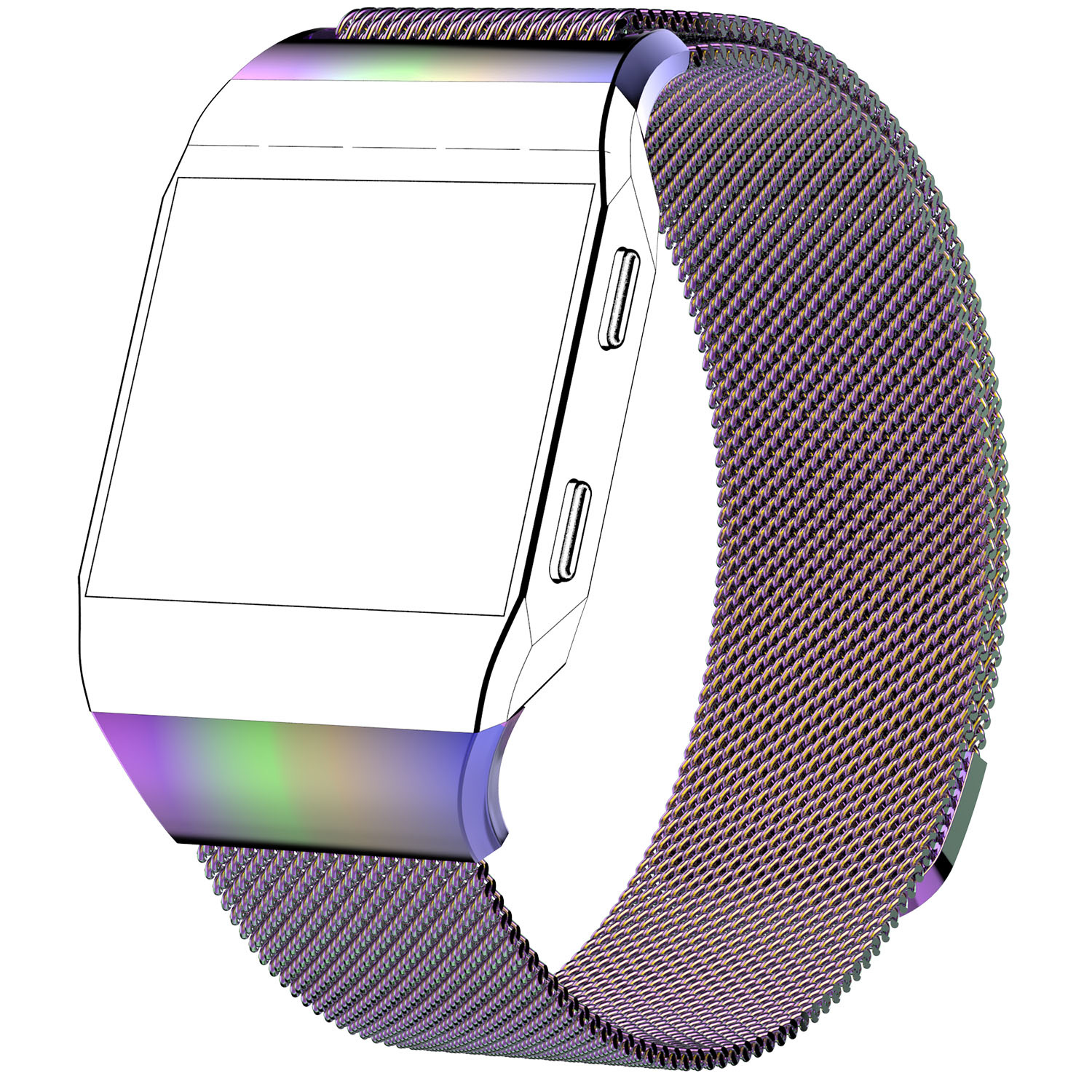 Fitbit Ionic milanese band - colorful