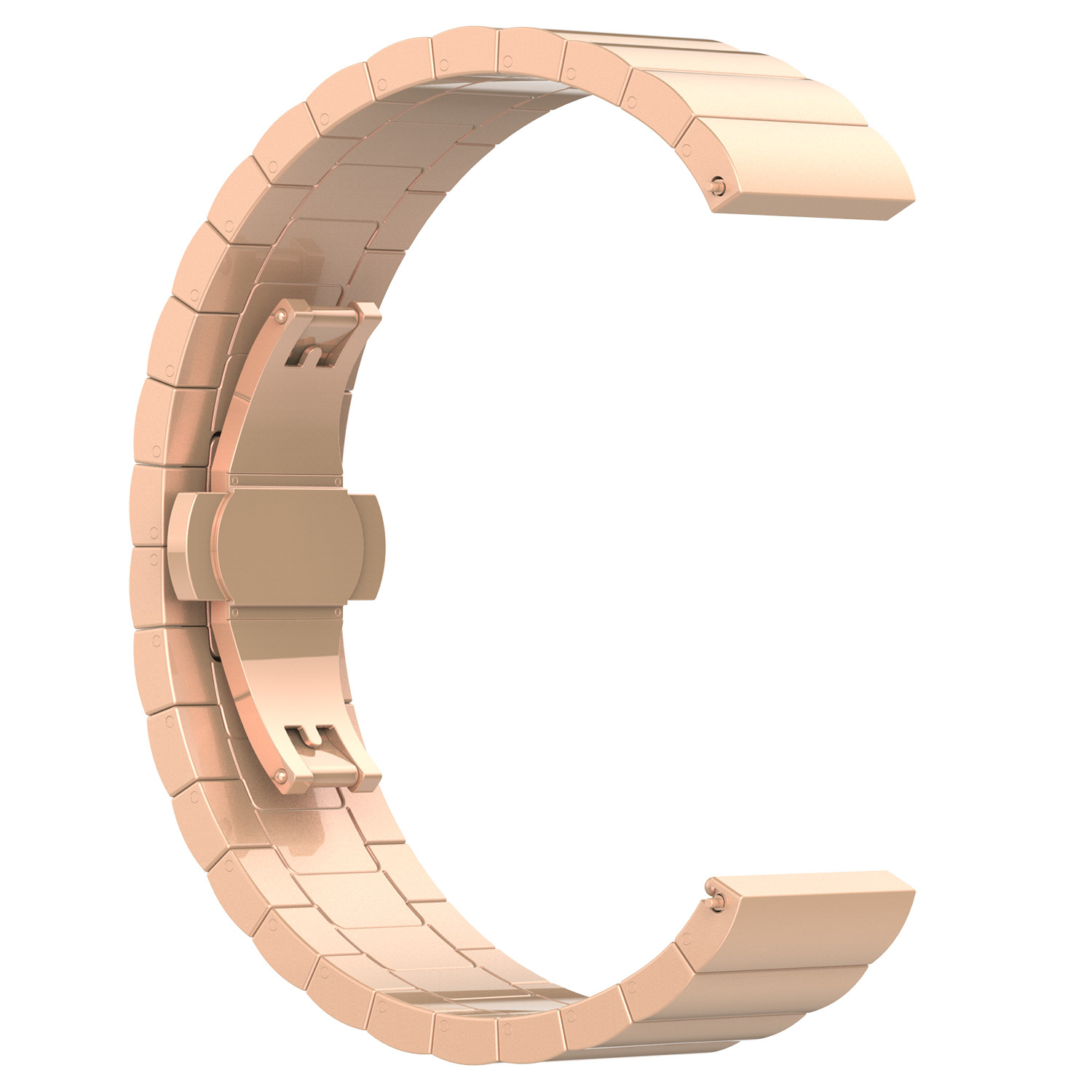 Garmin Vivoactive / Vivomove stalen schakel band - rose goud