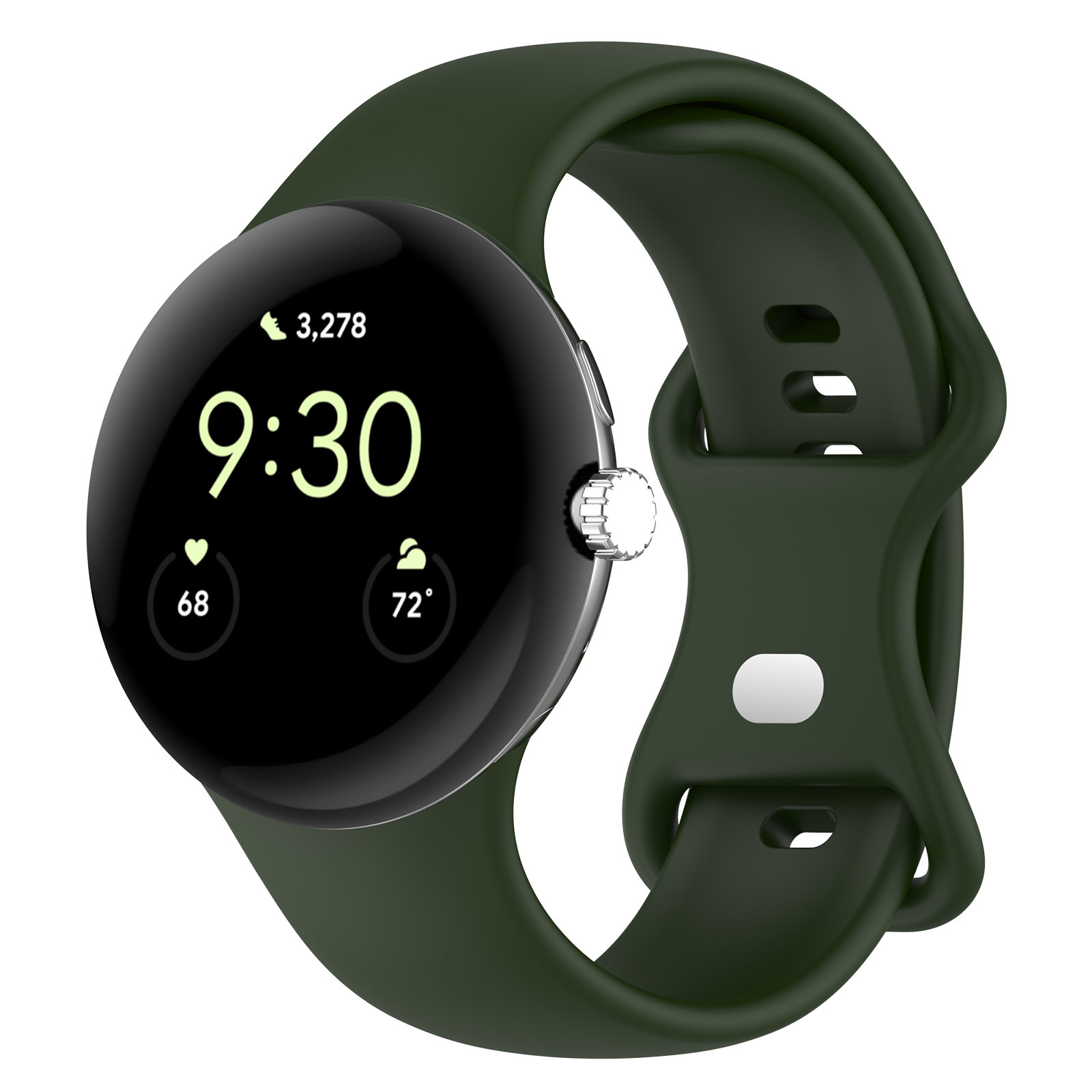 Google Pixel Watch sport band - leger groen