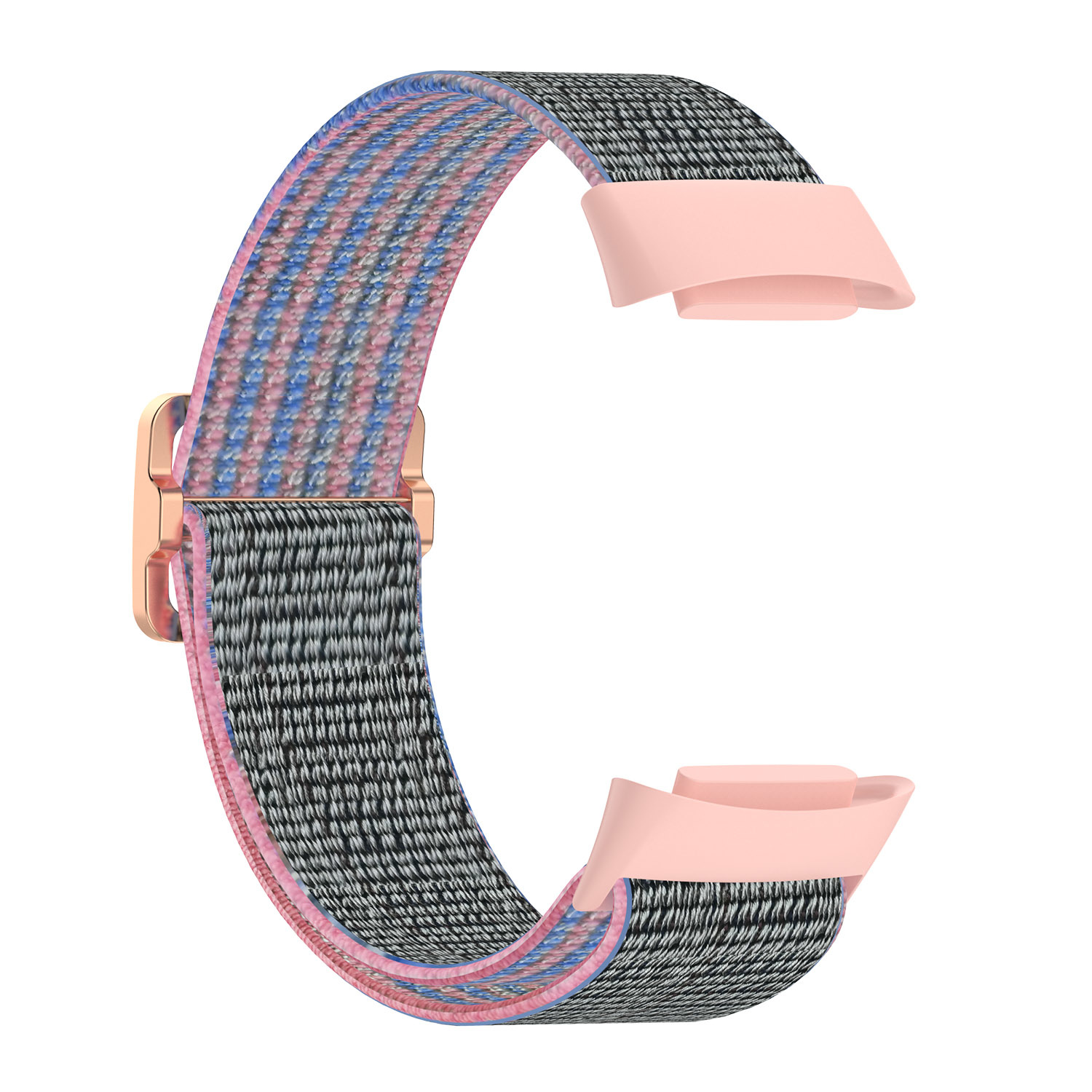 Fitbit Charge 5 nylon band - pink sand
