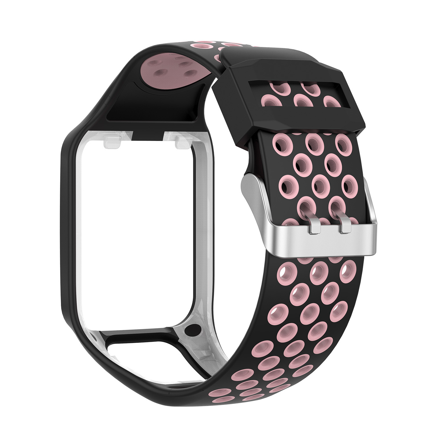 TomTom Runner / Spark / Adventure dubbel sport band - zwart roze