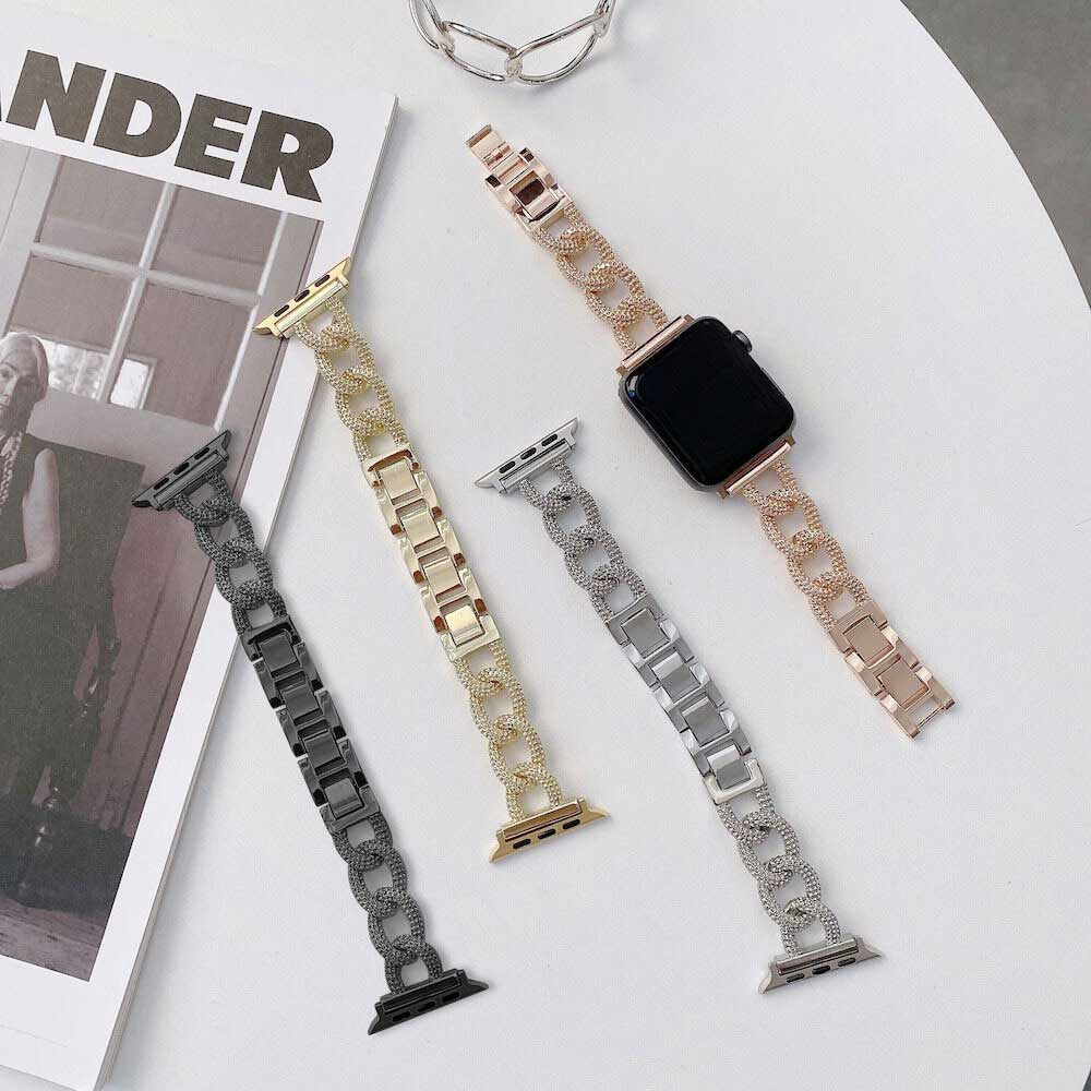 Apple-Watch-stalen-schakel-Chain-band-zwart-7440850340353-123watches-sfeer3