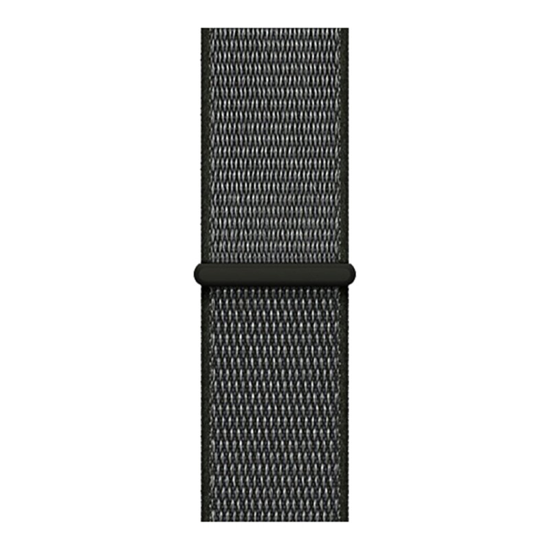 Apple Watch nylon geweven sport band  - donker olijf