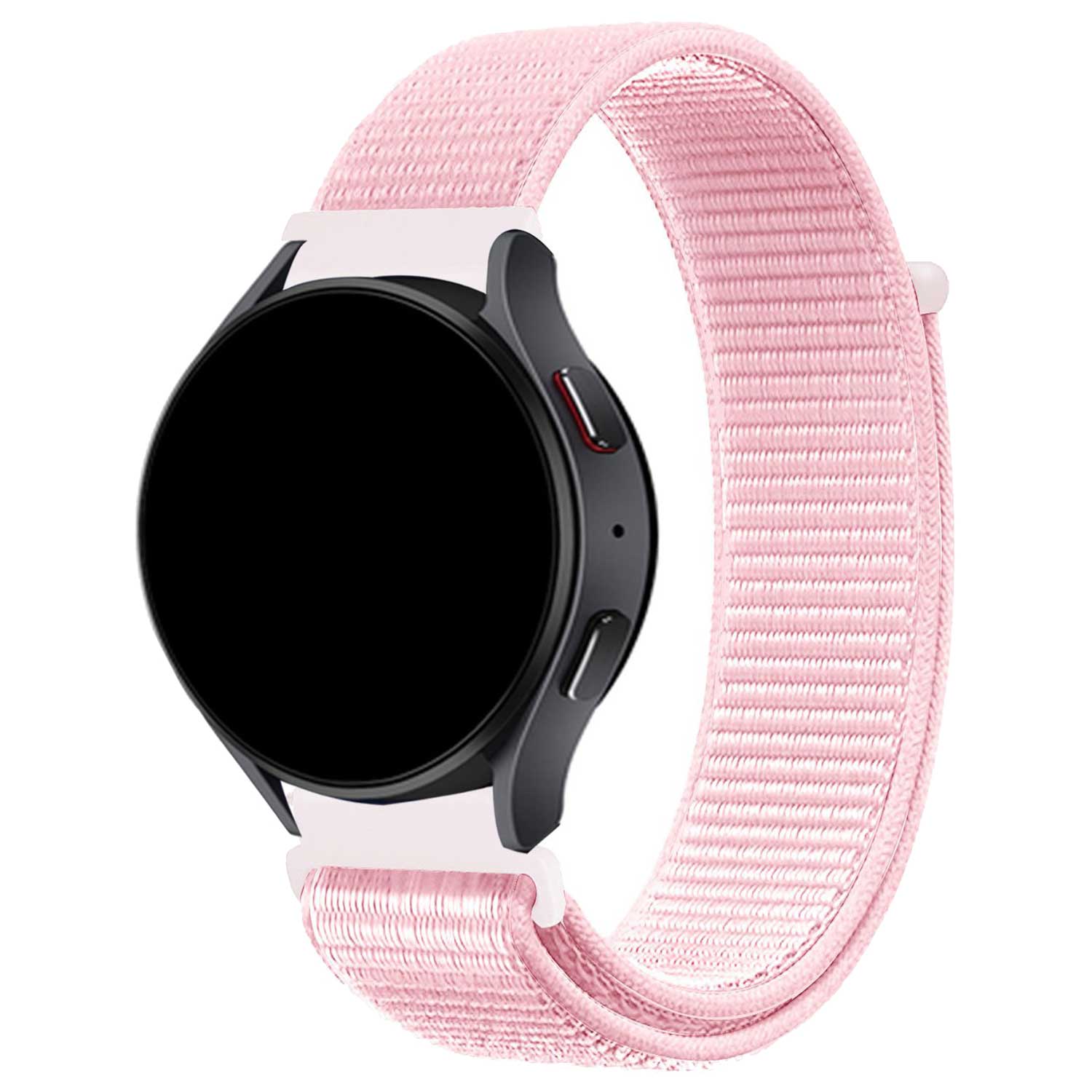 Samsung Galaxy Watch 6 Classic nylon band - parel roze