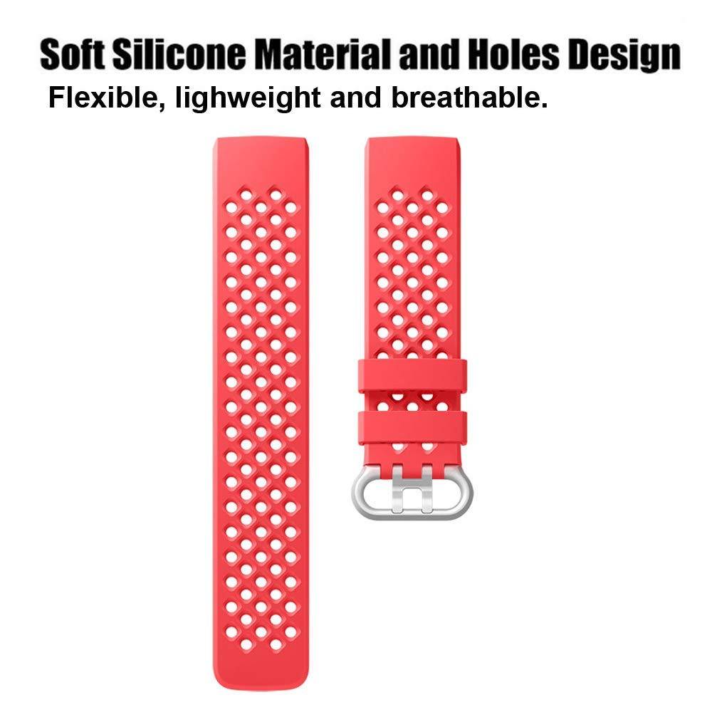 Fitbit Charge 3 & 4 sport point band - rood