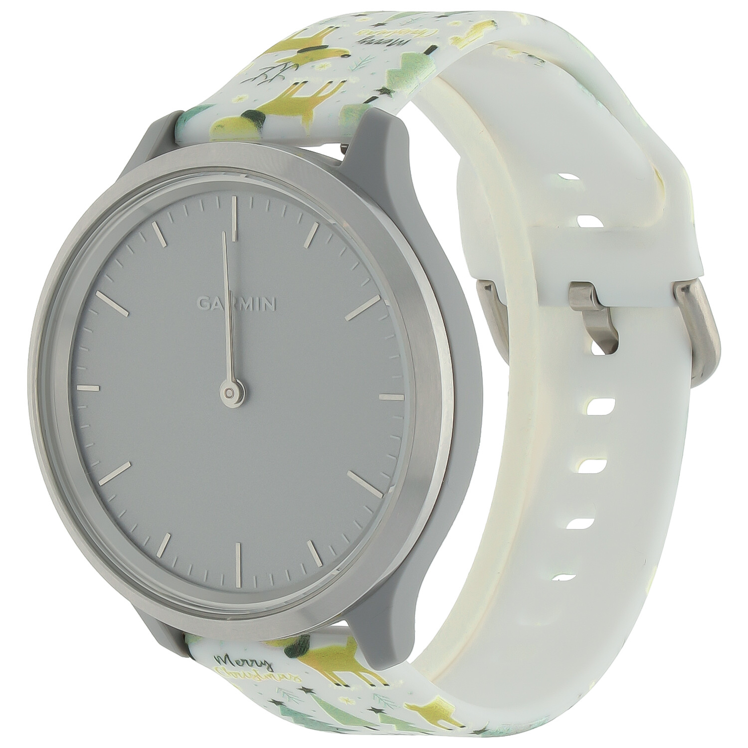Huawei Watch print sport band - kerst kerstboom wit