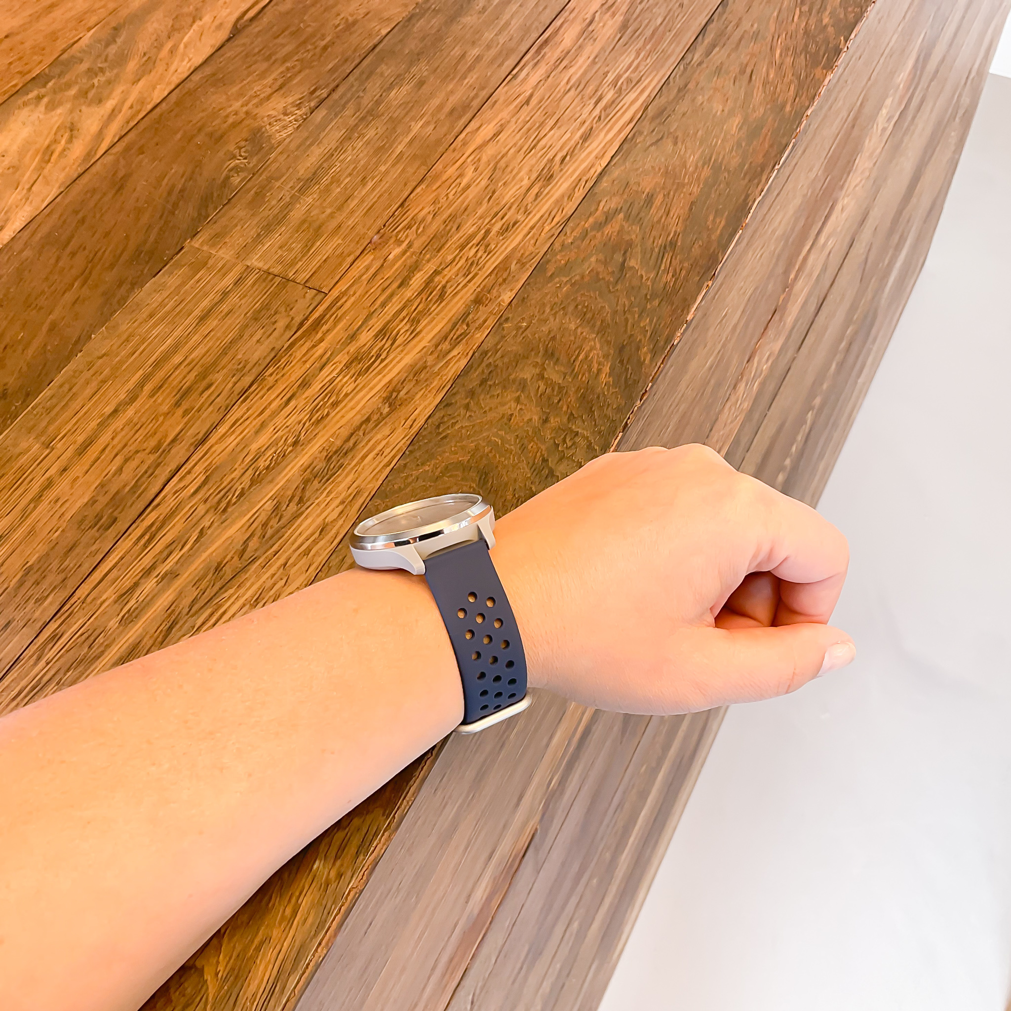 Garmin Vivoactive / Vivomove sport dubbel gesp band - donkerblauw