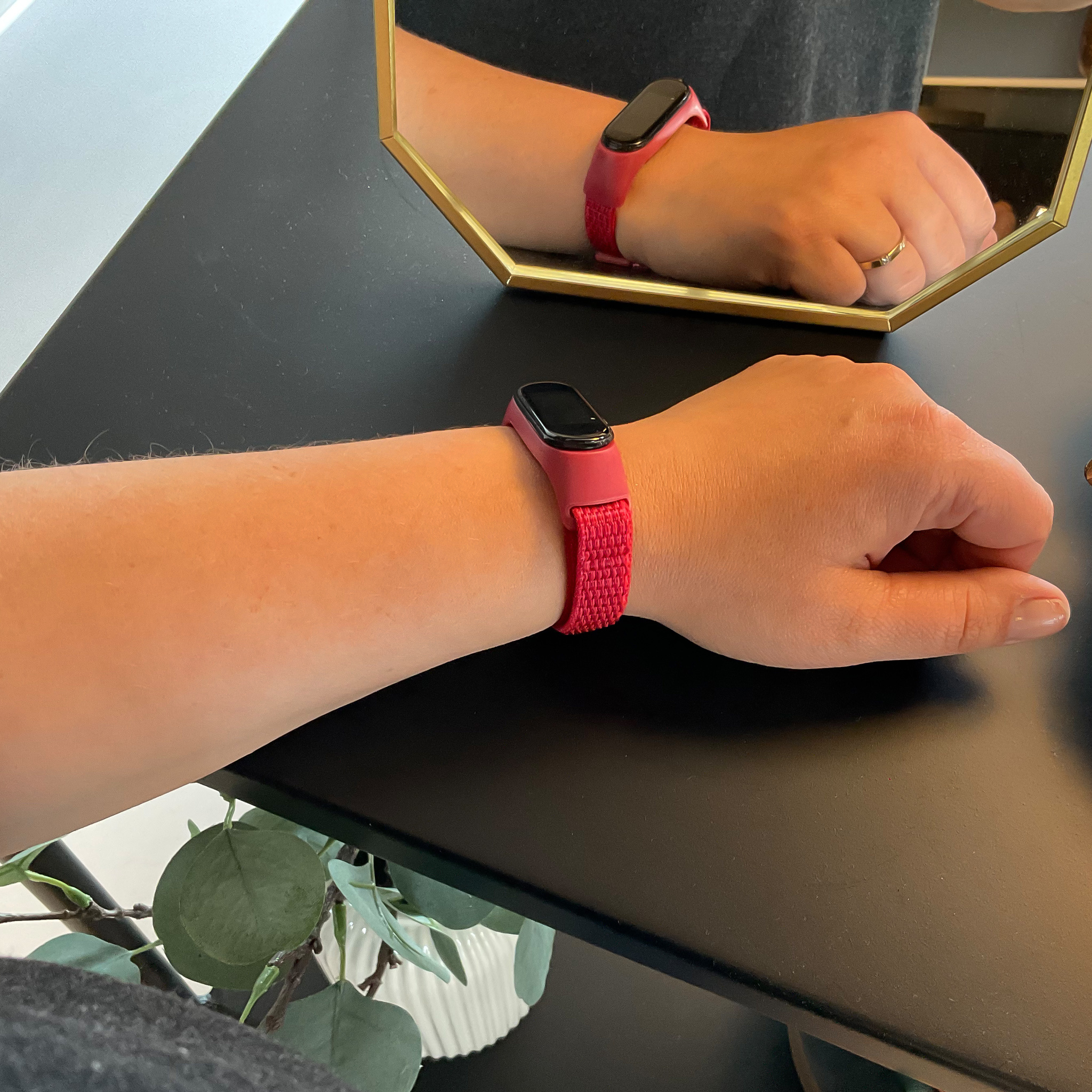 Xiaomi Mi 3/4/5/6 nylon sport loop band - rood