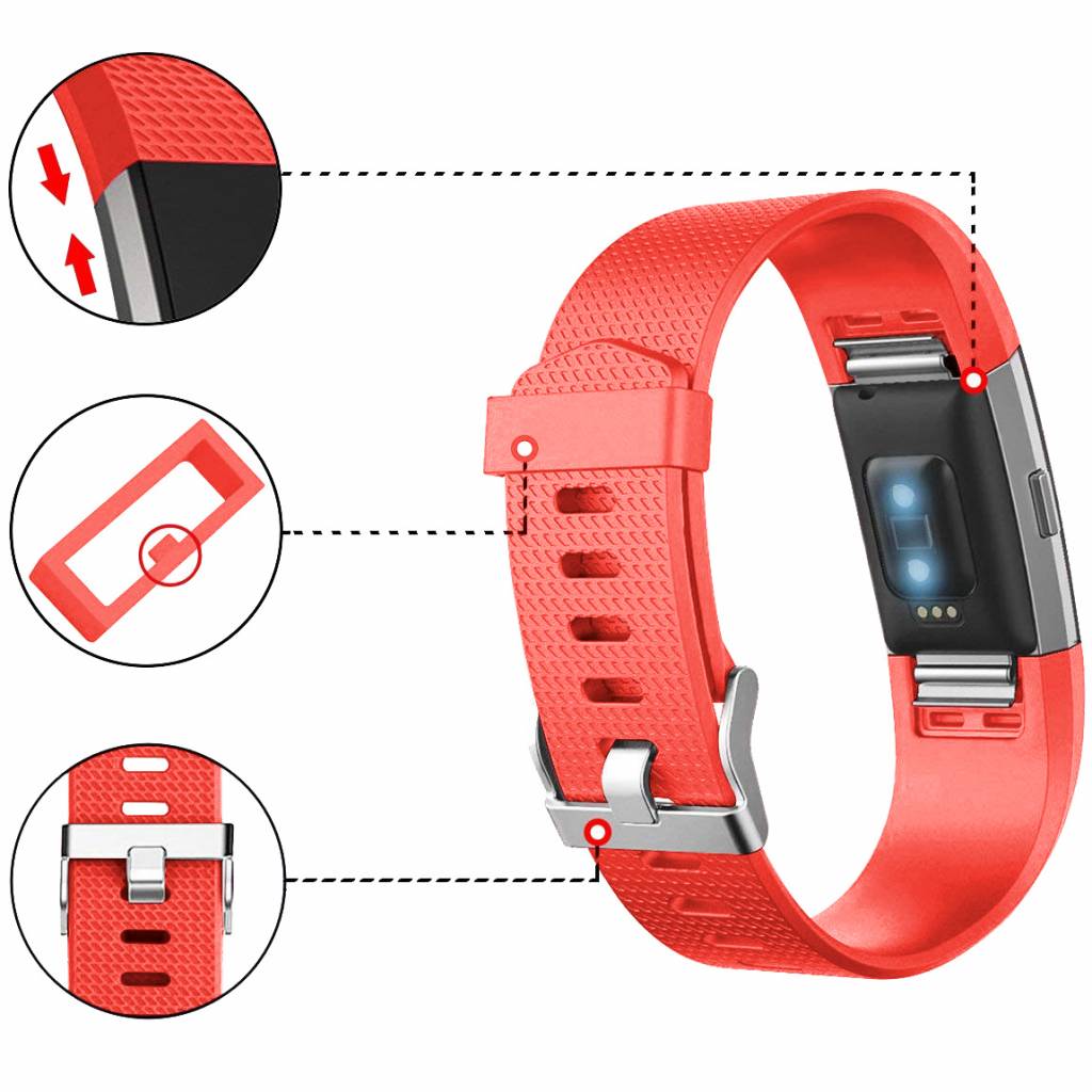 Fitbit Charge 2 sport band - oranje