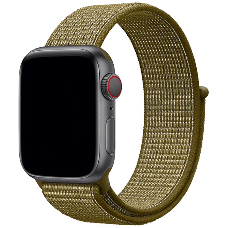 Apple Watch Nylon Sport Loop Band - Olijfschilfers