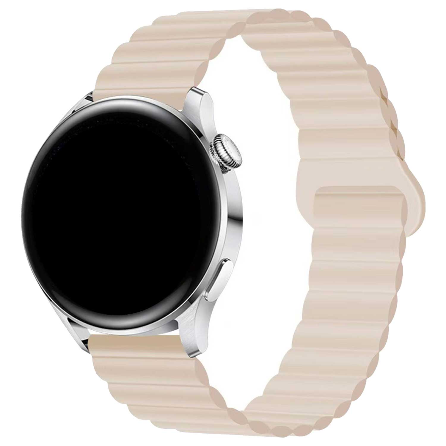 Samsung Galaxy Watch 5 Pro magnetische siliconen band - sterrenlicht