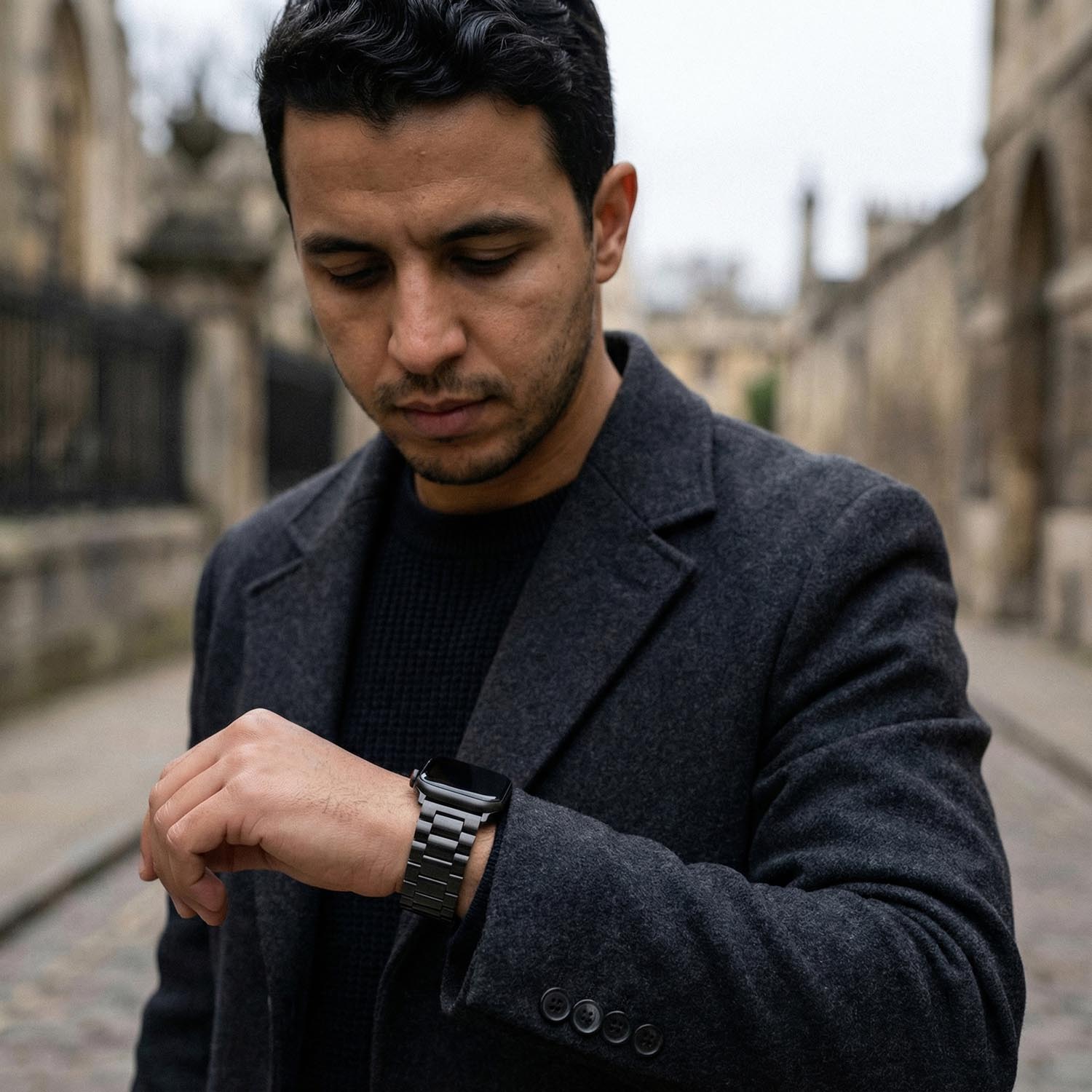 Apple-Watch-bandje-Rivaro-stalen-zwart-7440849327303-123watches-foto-2