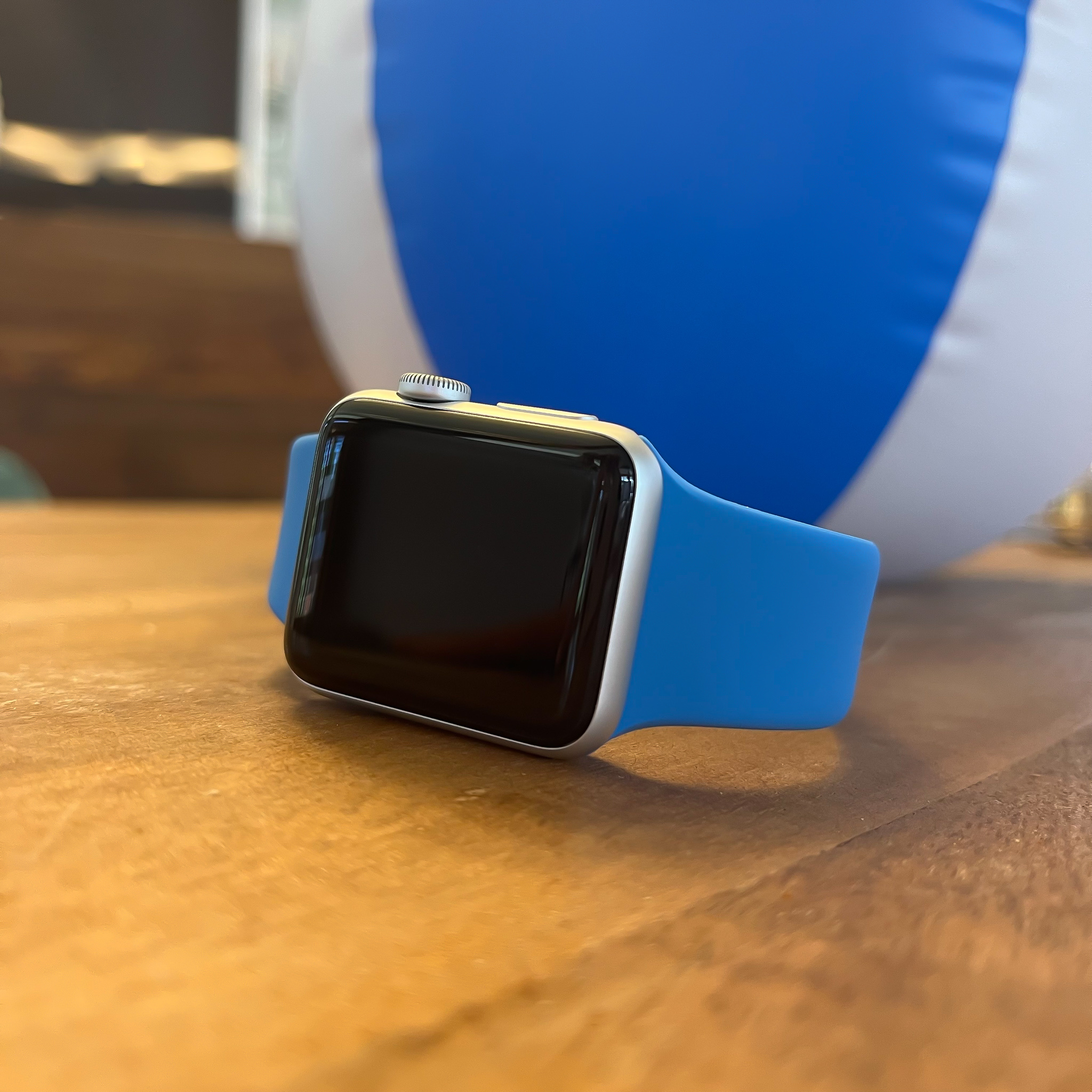Apple Watch sport band - surf blauw