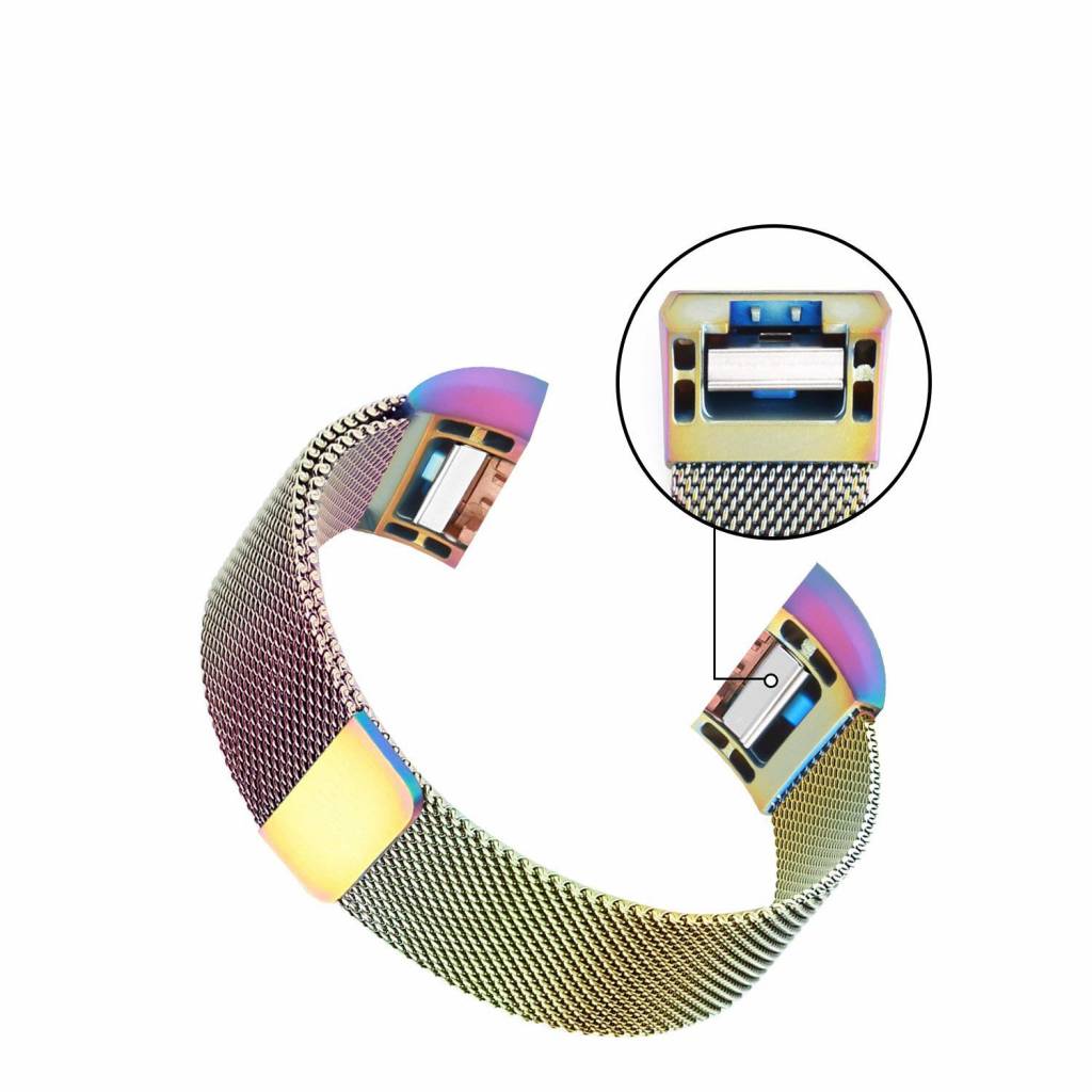 Fitbit Charge 2 milanese band - colorful