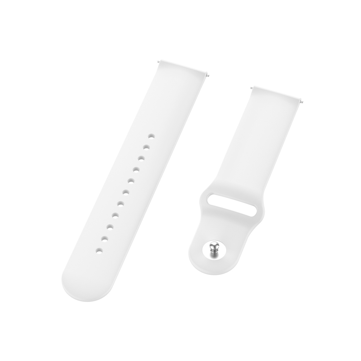 Polar Ignite siliconen sport band - wit