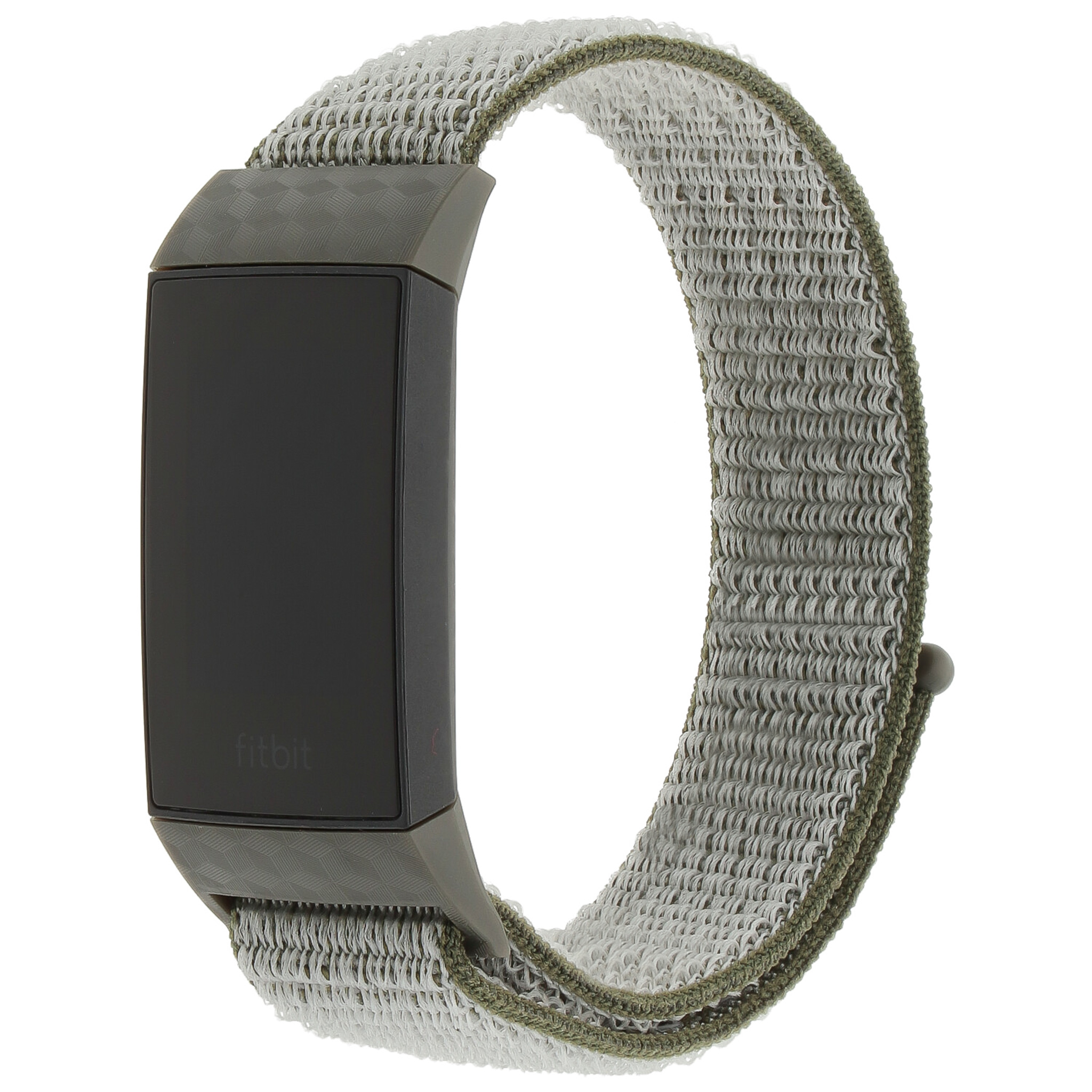 Fitbit Charge 3 & 4 nylon band - donker olijf