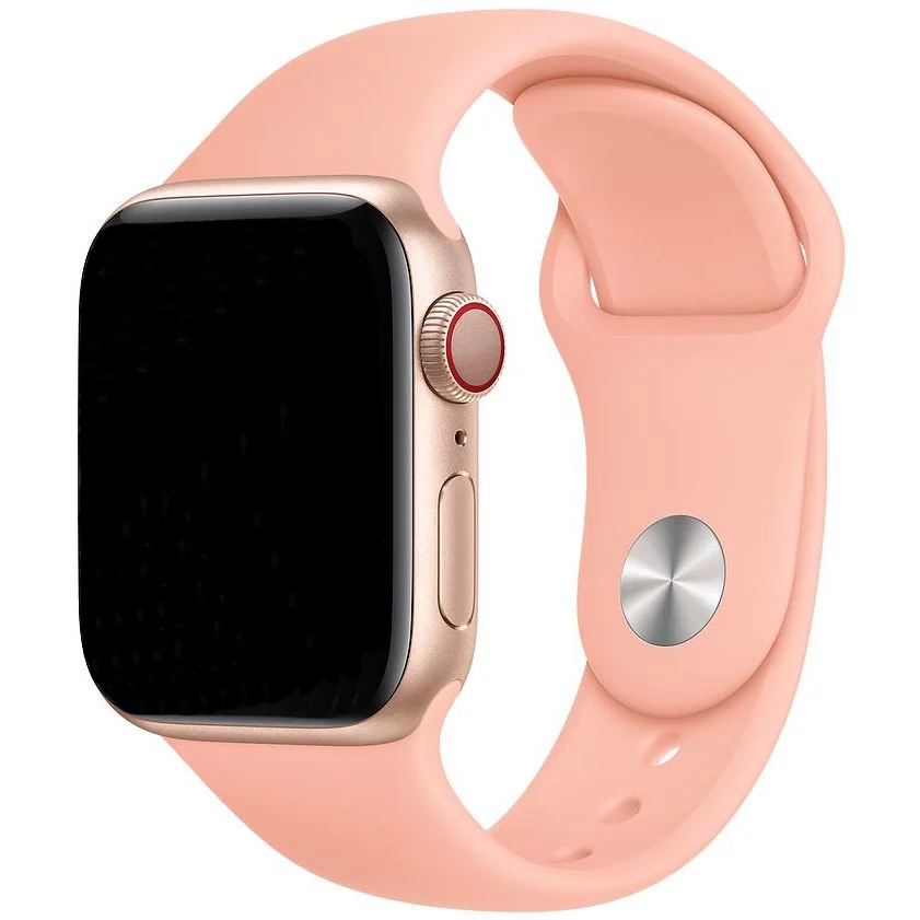 Apple Watch sport band grapefruit