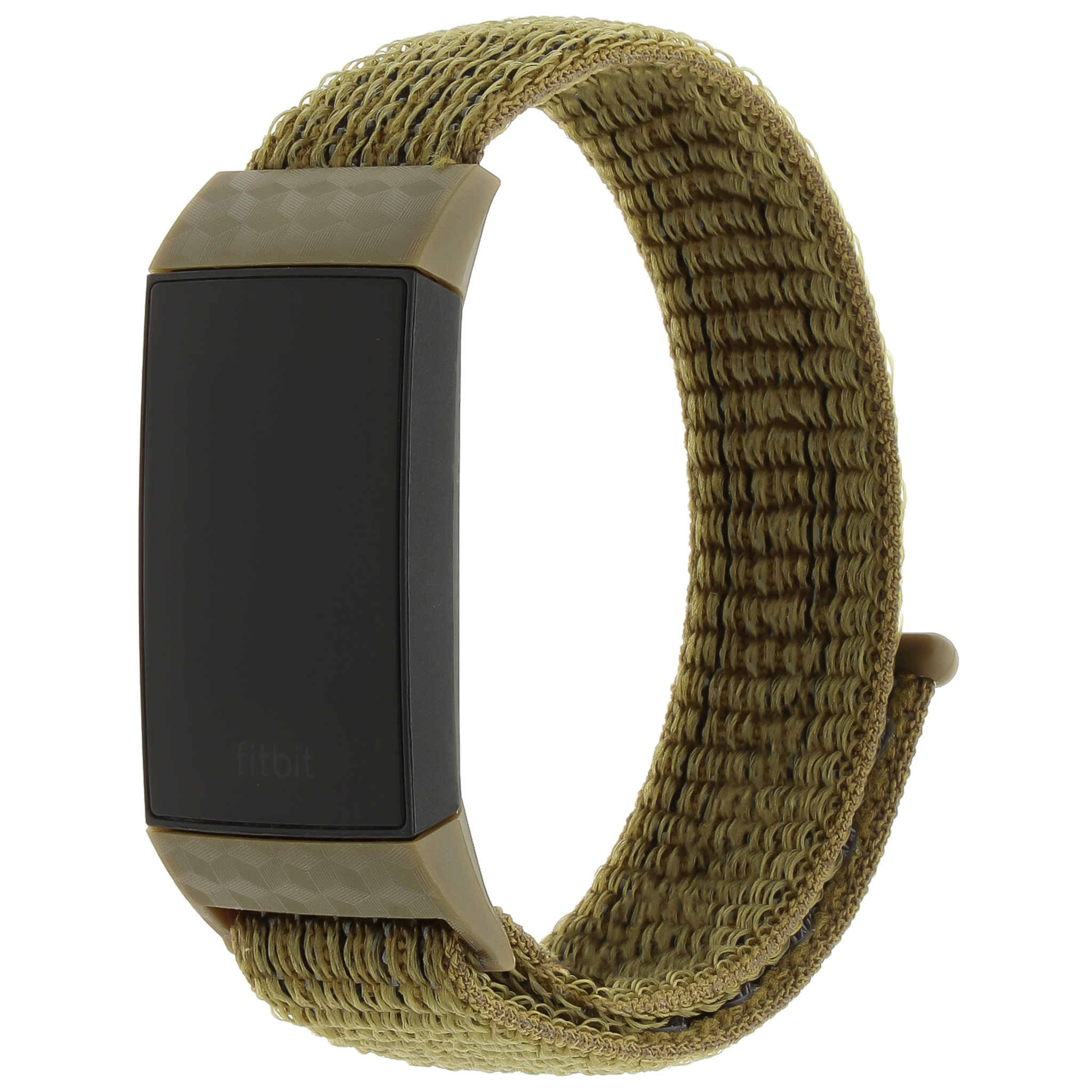 Fitbit Charge 3 & 4 nylon band - olijf