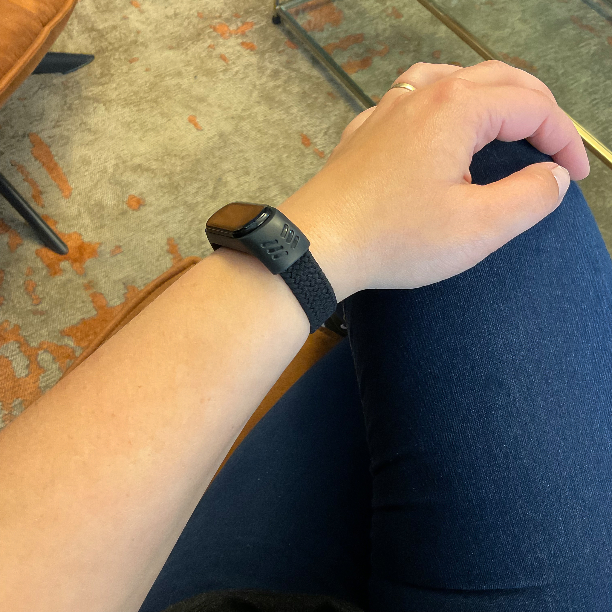 Xiaomi Mi 3/4/5/6 nylon gevlochten solo band - zwart