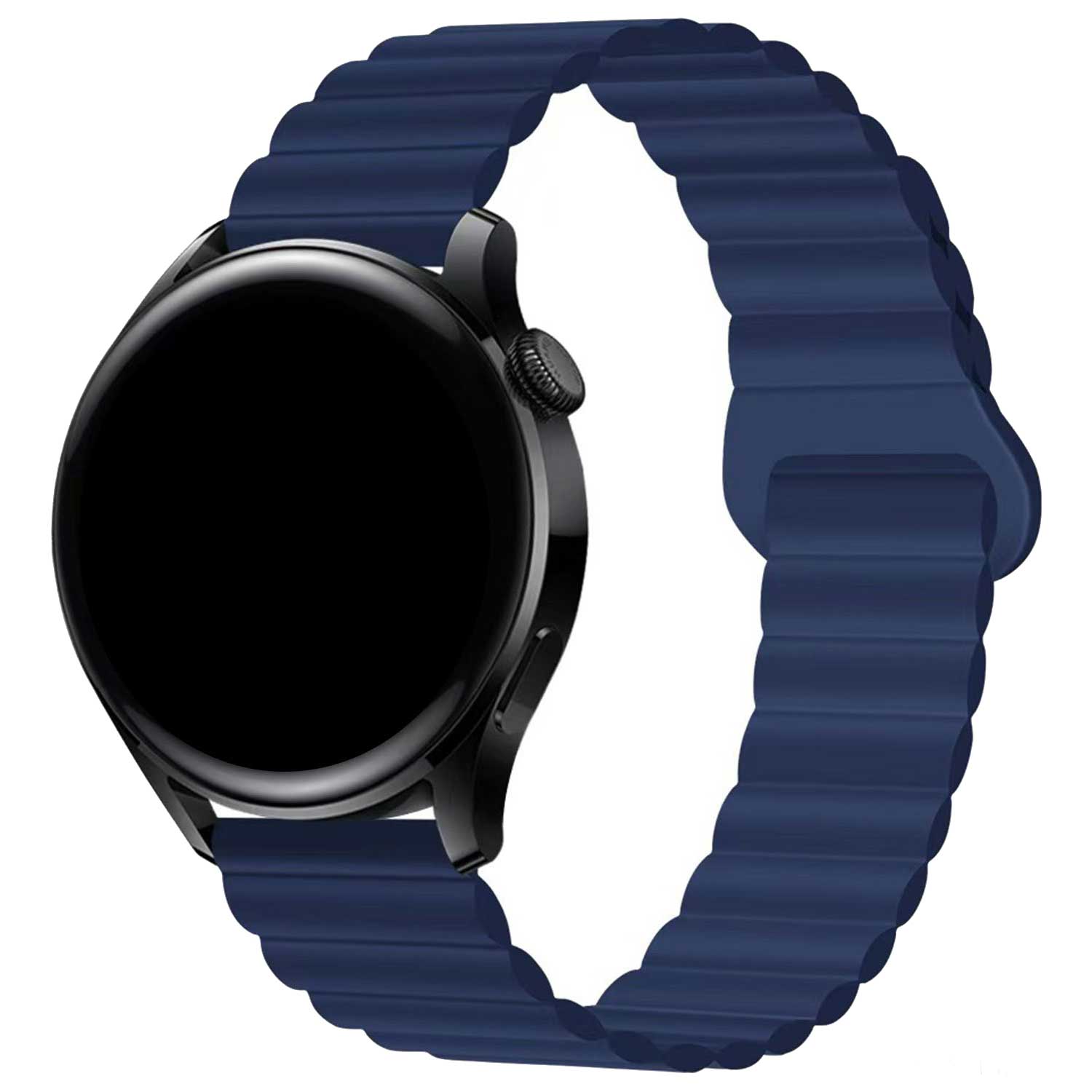 Samsung Galaxy Watch 7 magnetische siliconen band - blauw