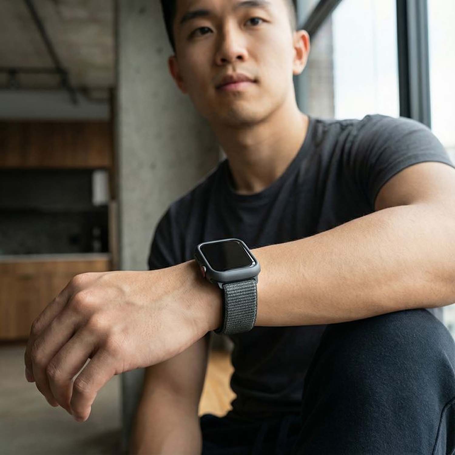 Apple-Watch-bandje-Osvo-geweven-nylon-storm-grijs-7440849363349-123watches-model-2