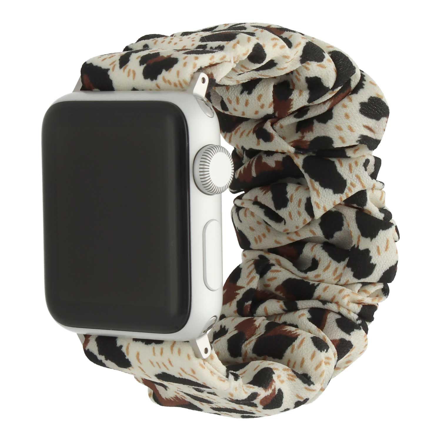 Apple-Watch-nylon-Scrunchie-band-panter-sterrenlicht-7440850325367-123watches-hoofdfoto