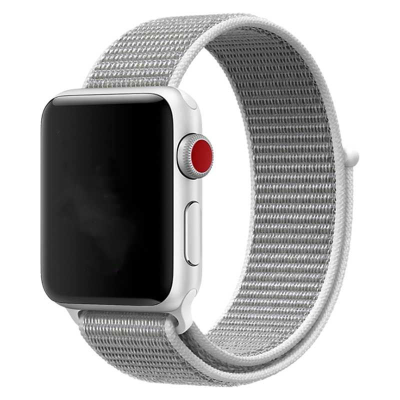 Apple-Watch-nylon-geweven-sport-band-zeeschelp-7435110166194-123watches-hoofdfoto