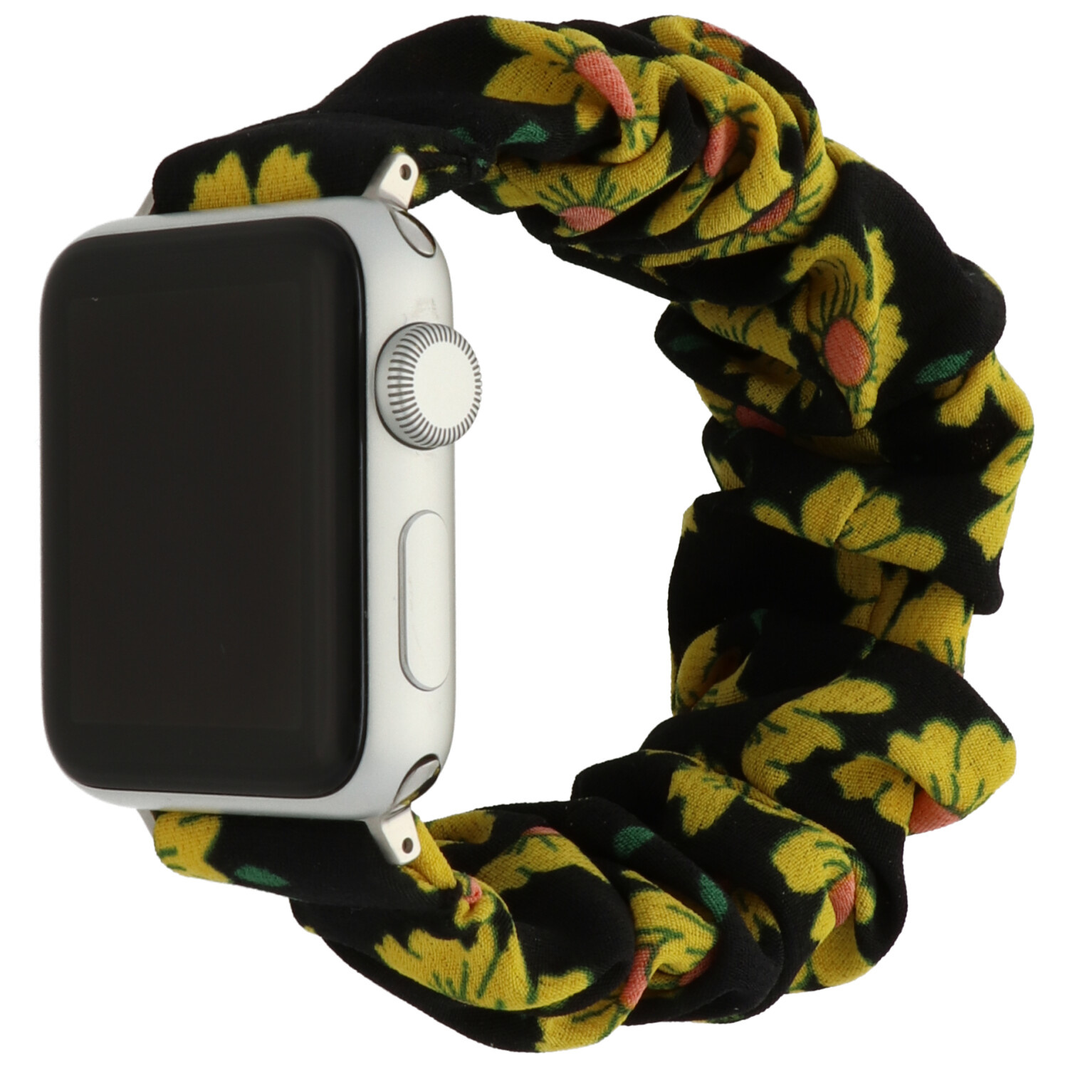 Apple Watch Nylon Scrunchie Band - Zonnebloem - 42mm/44mm/45mm/49mm - ML