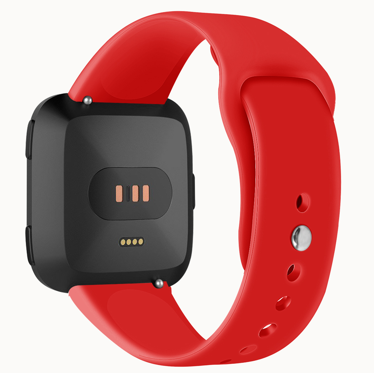 Fitbit Versa siliconen sport band - rood