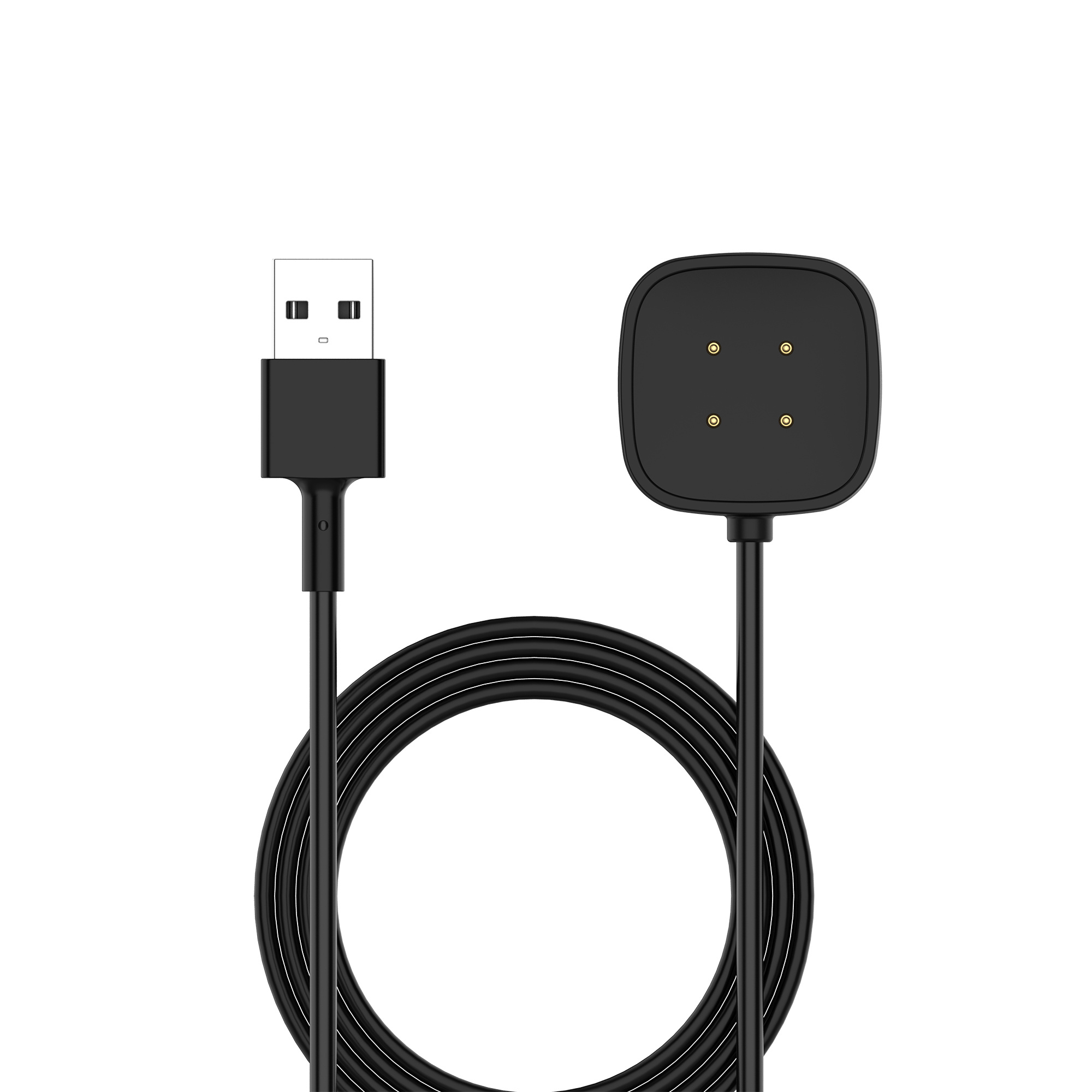 Fitbit Versa 3 / Sense usb oplader - zwart