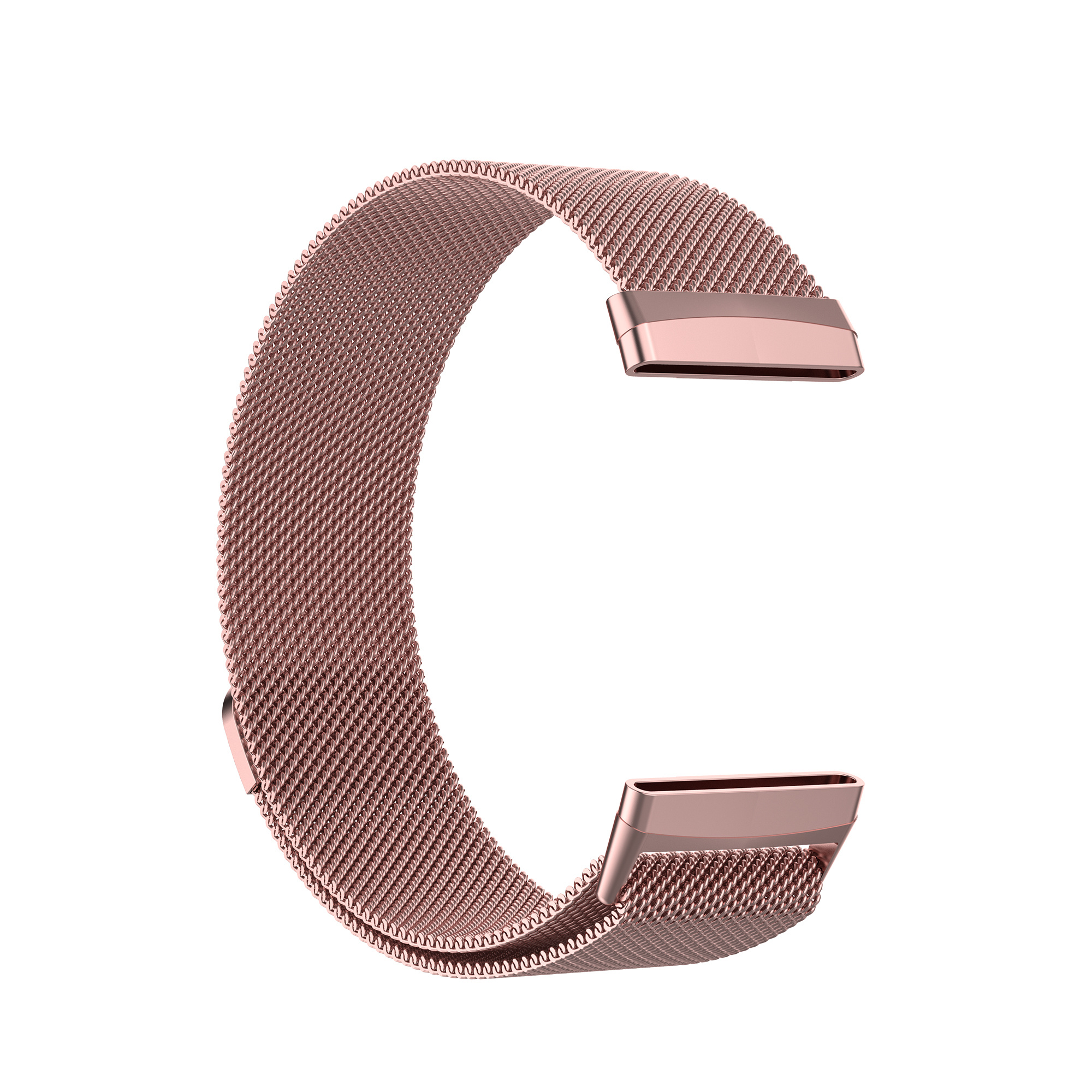 Fitbit Versa 3 / Sense milanese band - rose rood