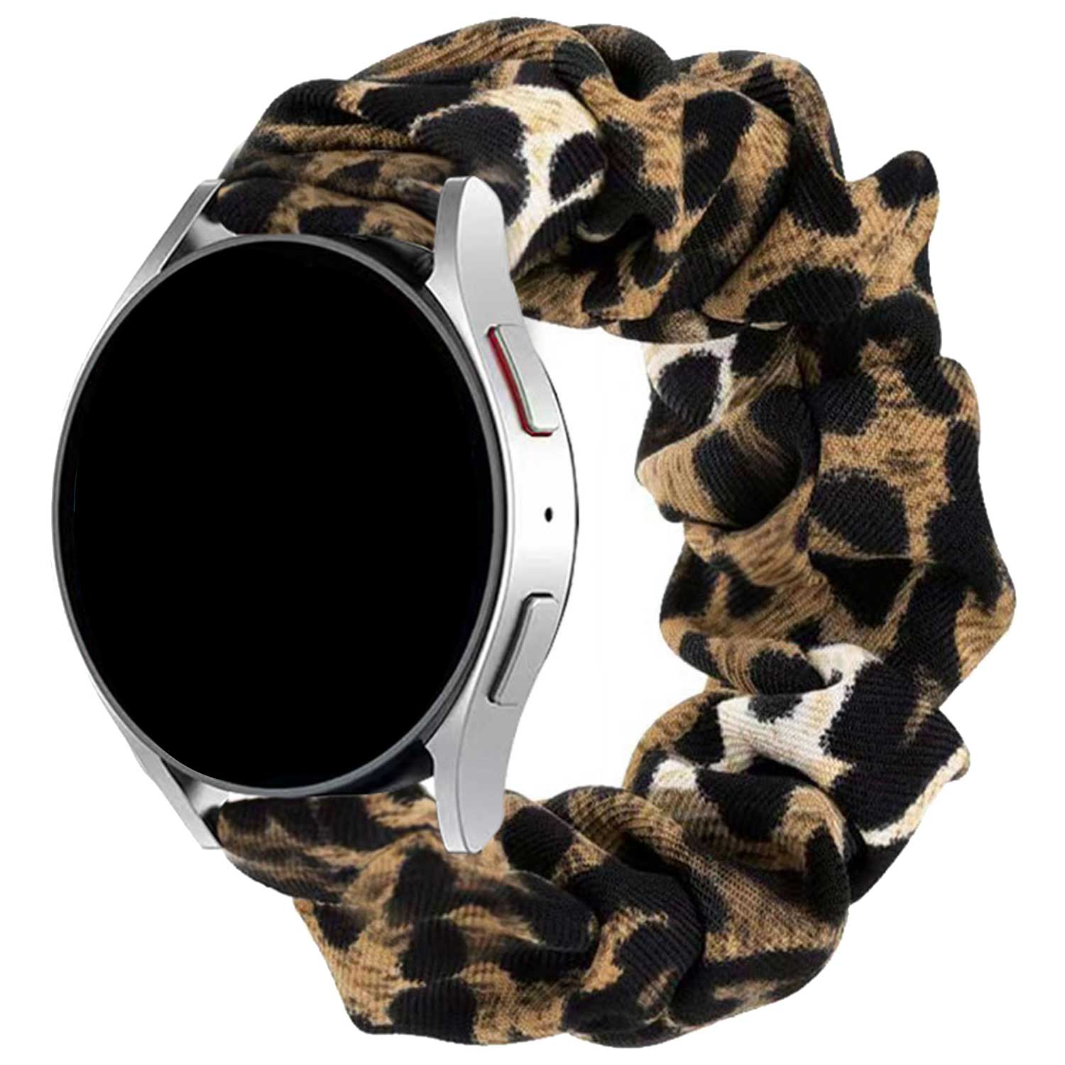 Samsung Galaxy Watch 7 nylon scrunchie band - beige