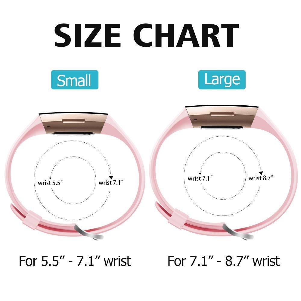 Fitbit Charge 3 & 4 sport wafel band - roze