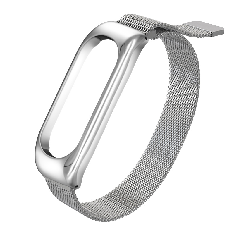 Xiaomi Mi 3/4/5/6 milanese band - zilver