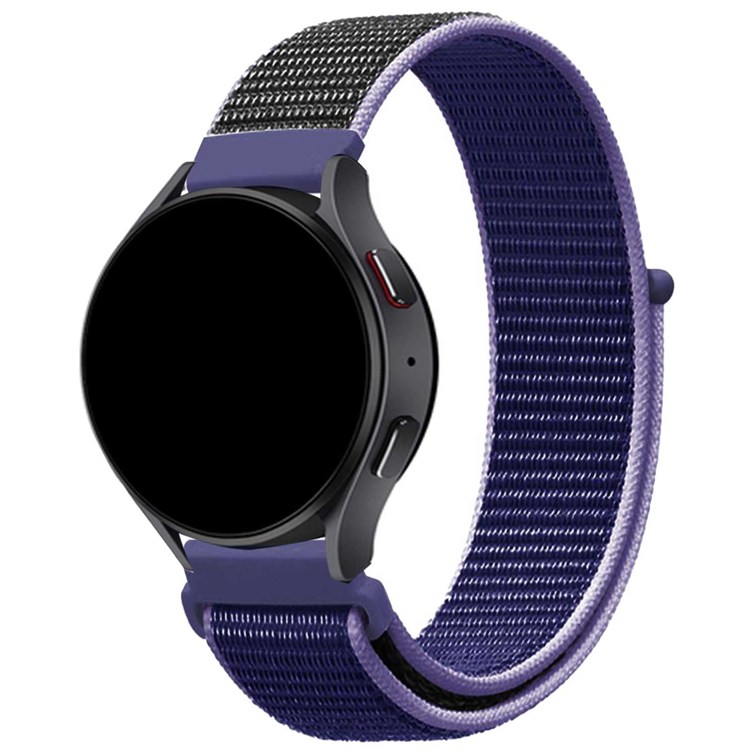 Samsung Galaxy Watch 7 nylon band - middernacht blauw