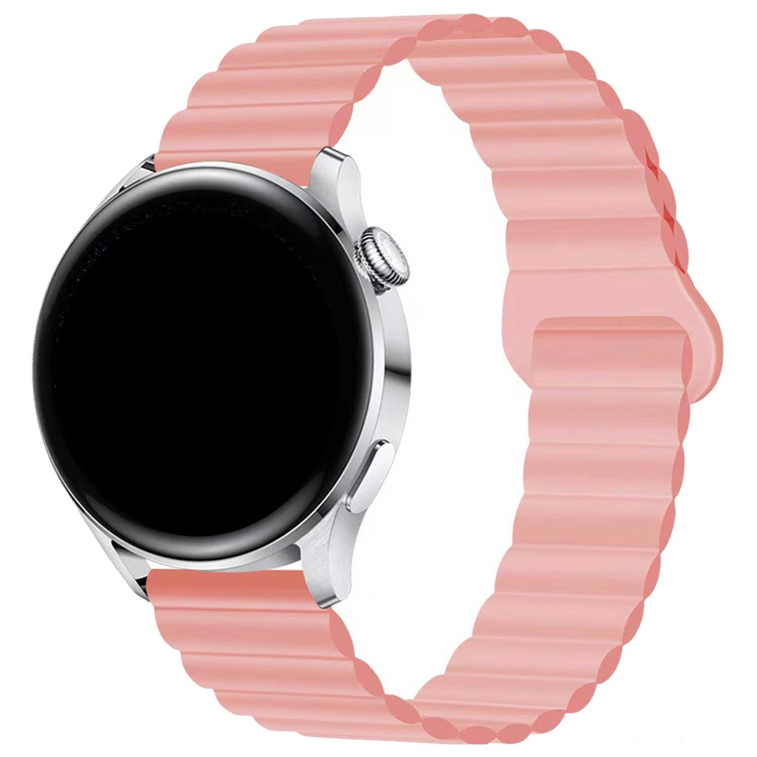 Samsung Galaxy Watch 5 Pro magnetische siliconen band - roze