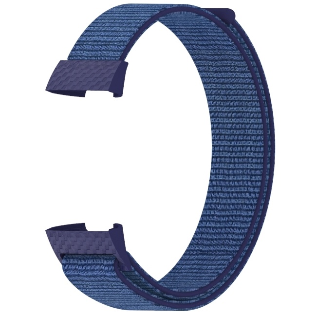 Fitbit Charge 3 & 4 nylon band - middernacht mist