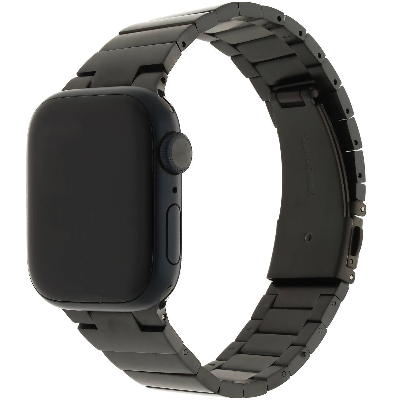 Apple Watch stalen schakel band - zwart