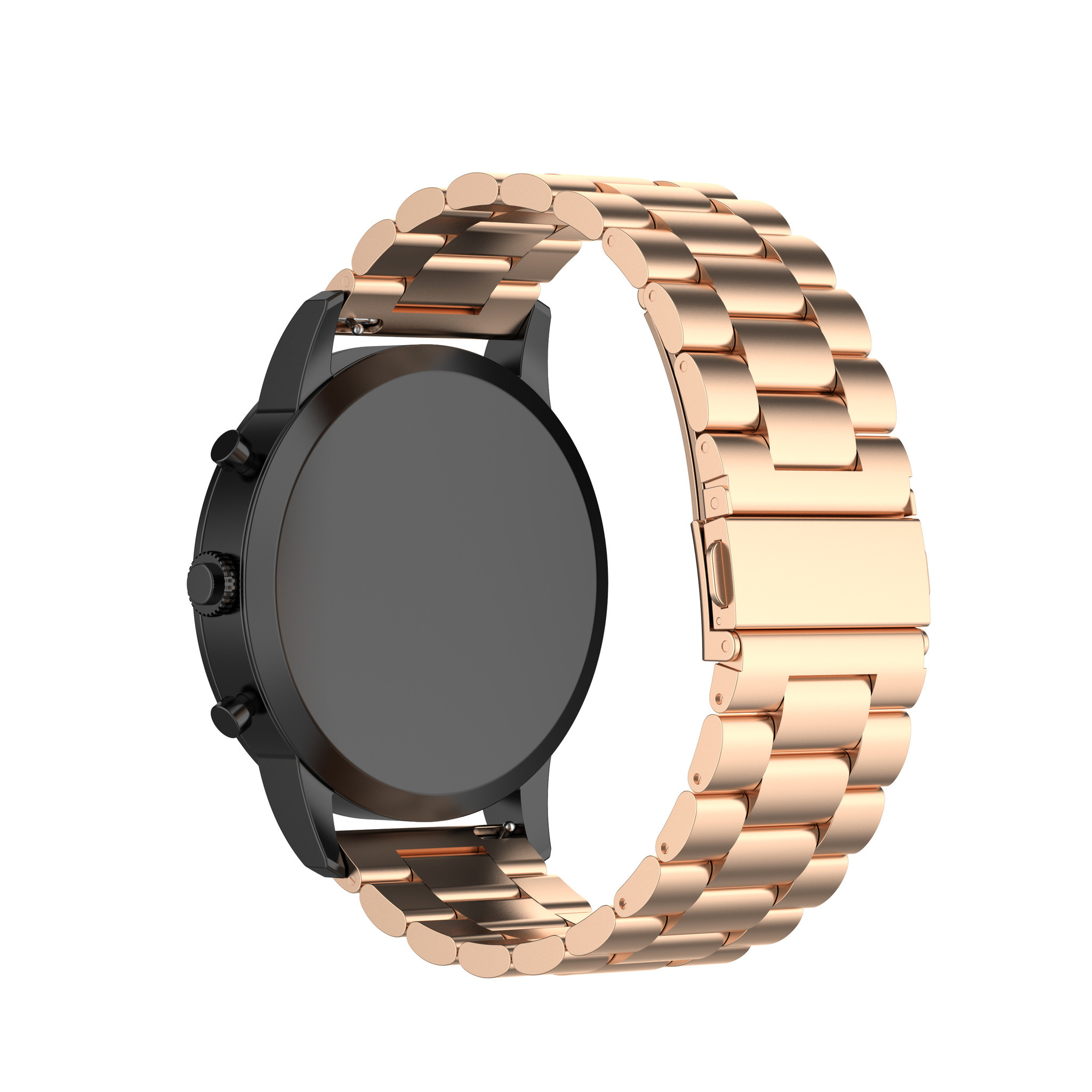 Huawei Watch GT kralen stalen schakel band - rose goud