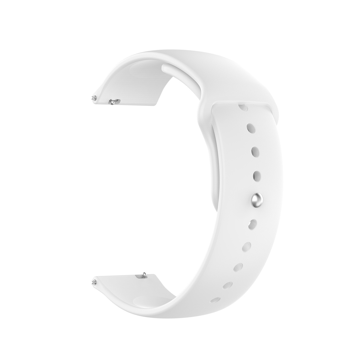 Polar Vantage M / Grit X siliconen sport band - wit
