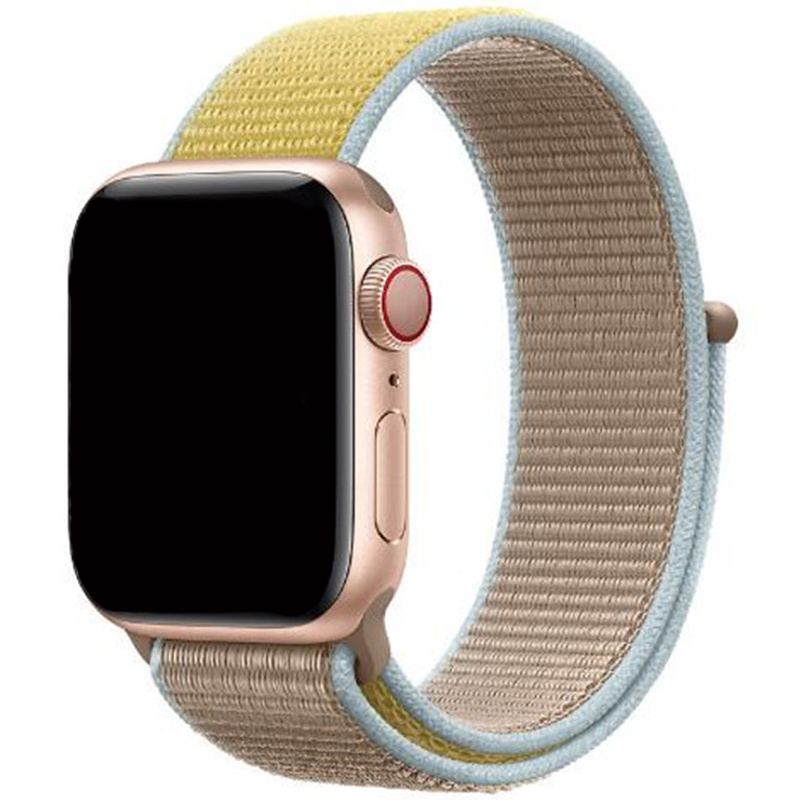 Apple Watch nylon geweven sport band  - kameel
