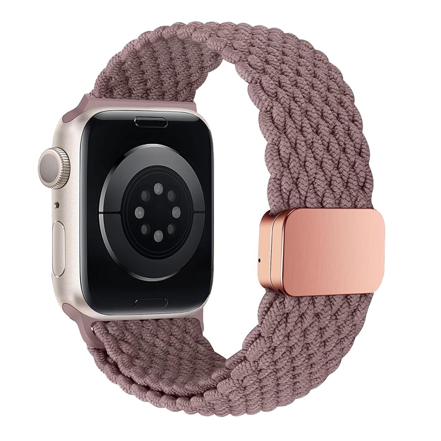 Apple Watch bandje Zyra - nylon - smokey paars