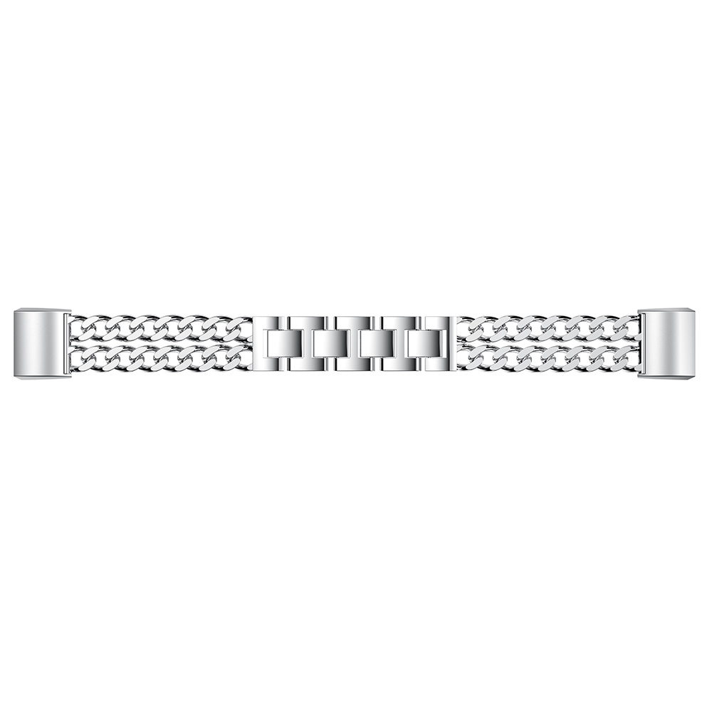 Fitbit Charge 2 cowboy stalen schakel band - zilver