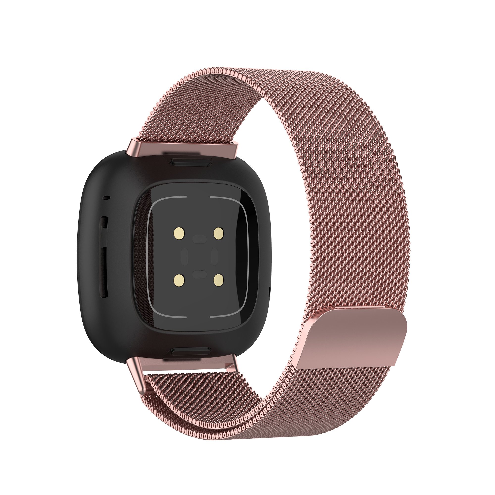 Fitbit Versa 3 / Sense milanese band - rose rood