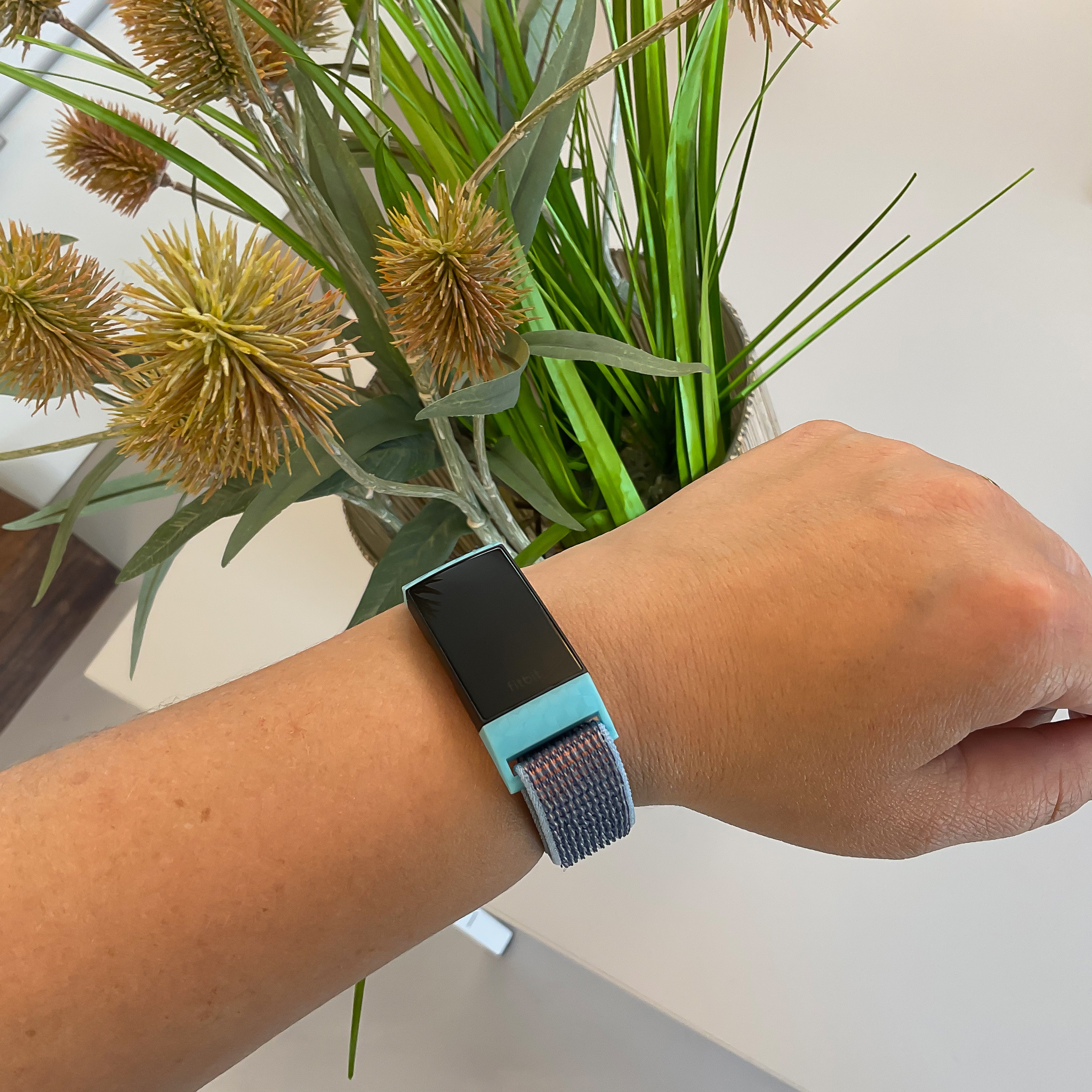 Fitbit Charge 3 & 4 nylon band - cerulean