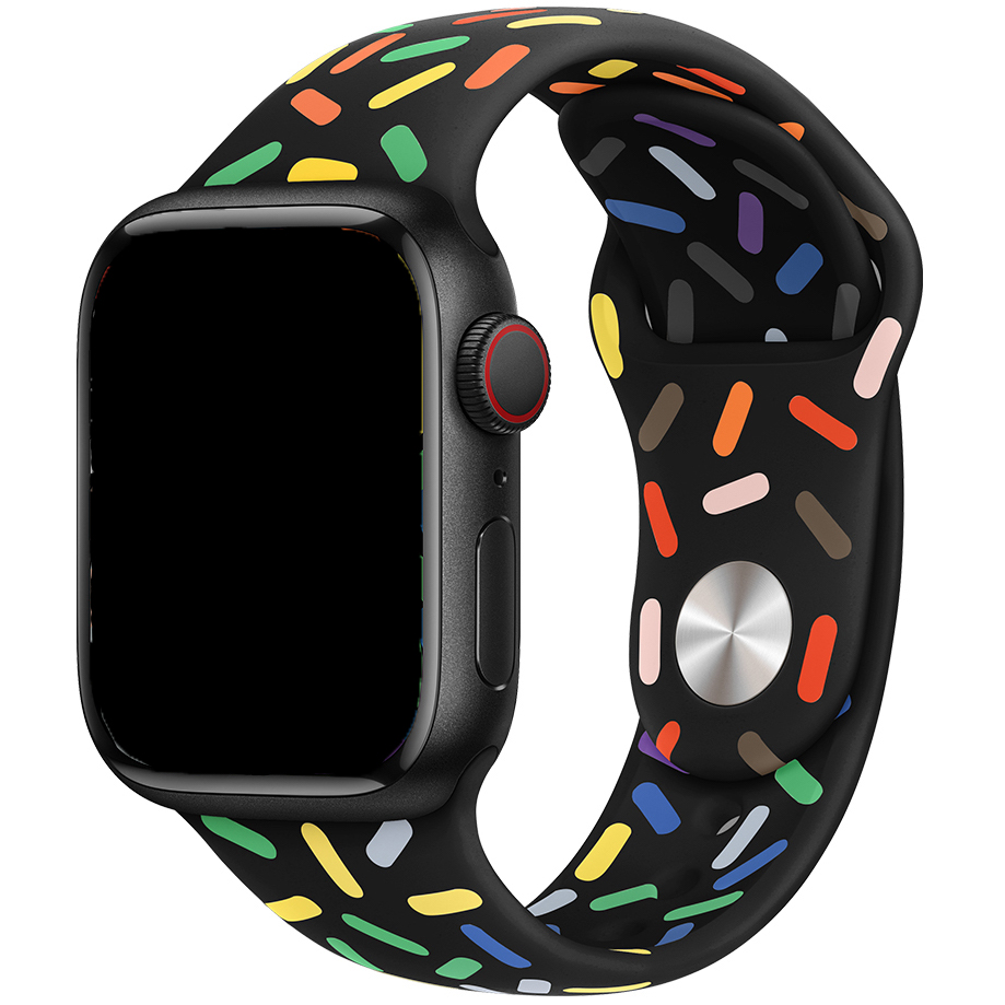 Apple Watch pride sport band - zwart