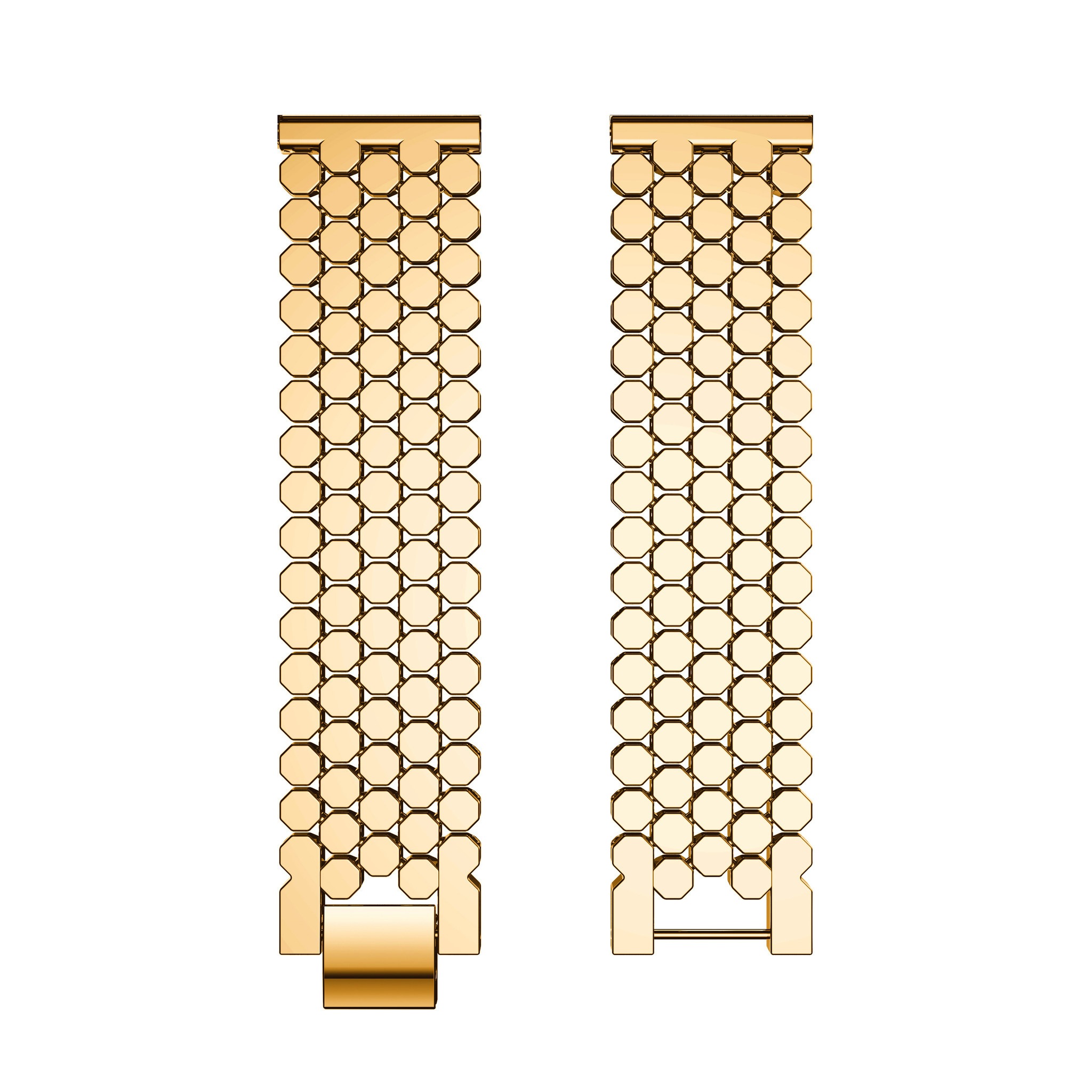 Huawei GT vis stalen schakel band - goud