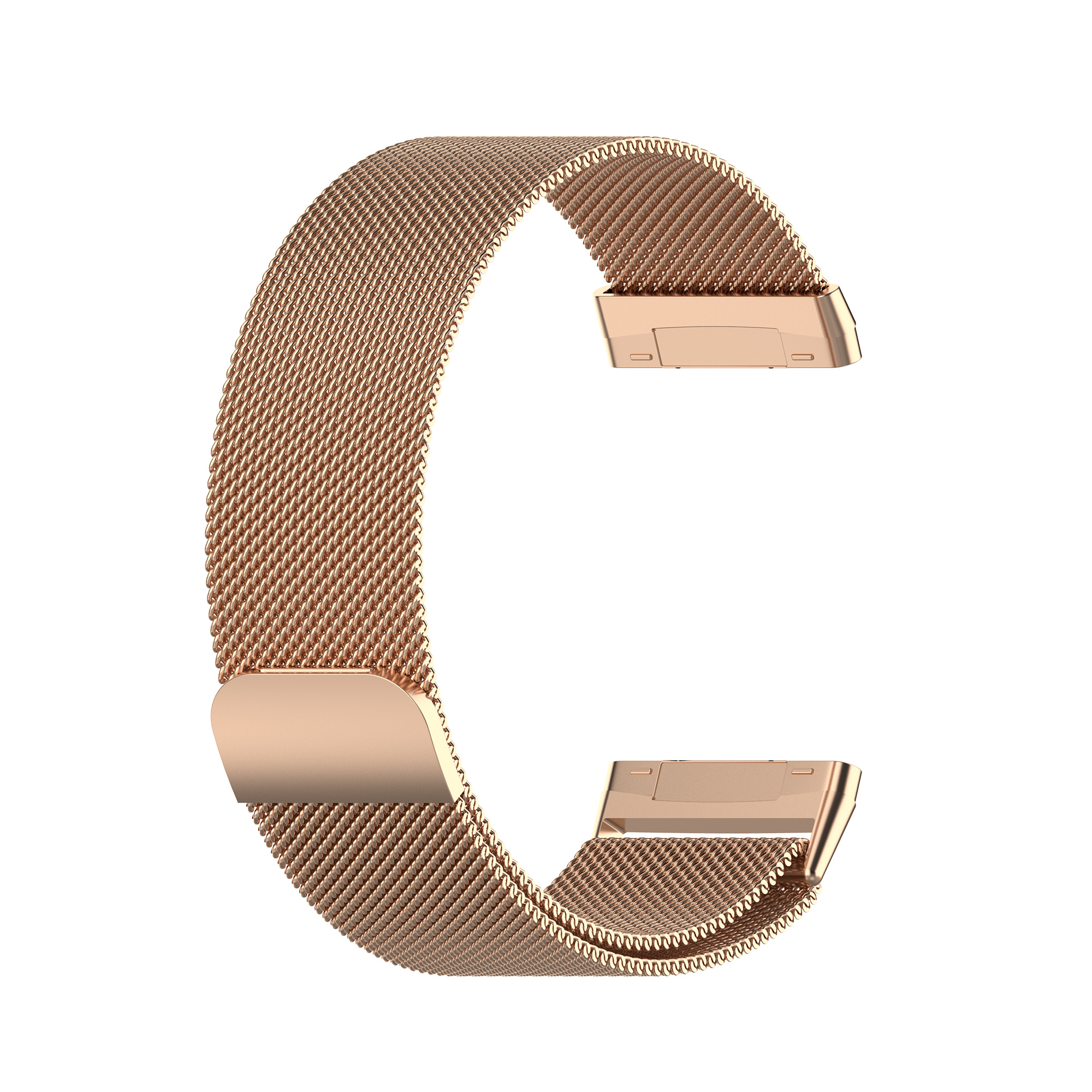 Fitbit Versa 3 / Sense milanese band - rose goud