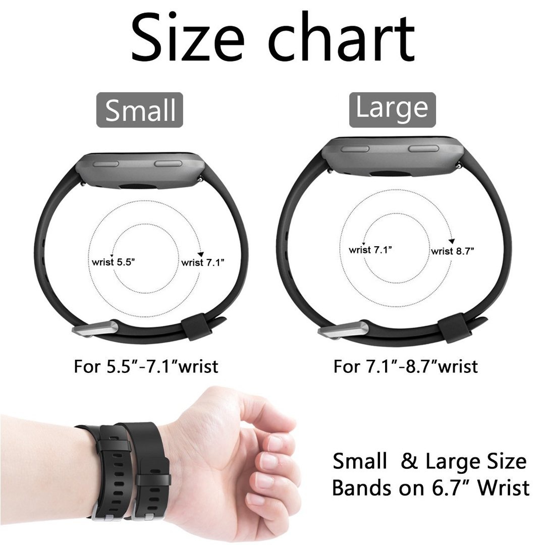 Fitbit Versa sport band - zwart