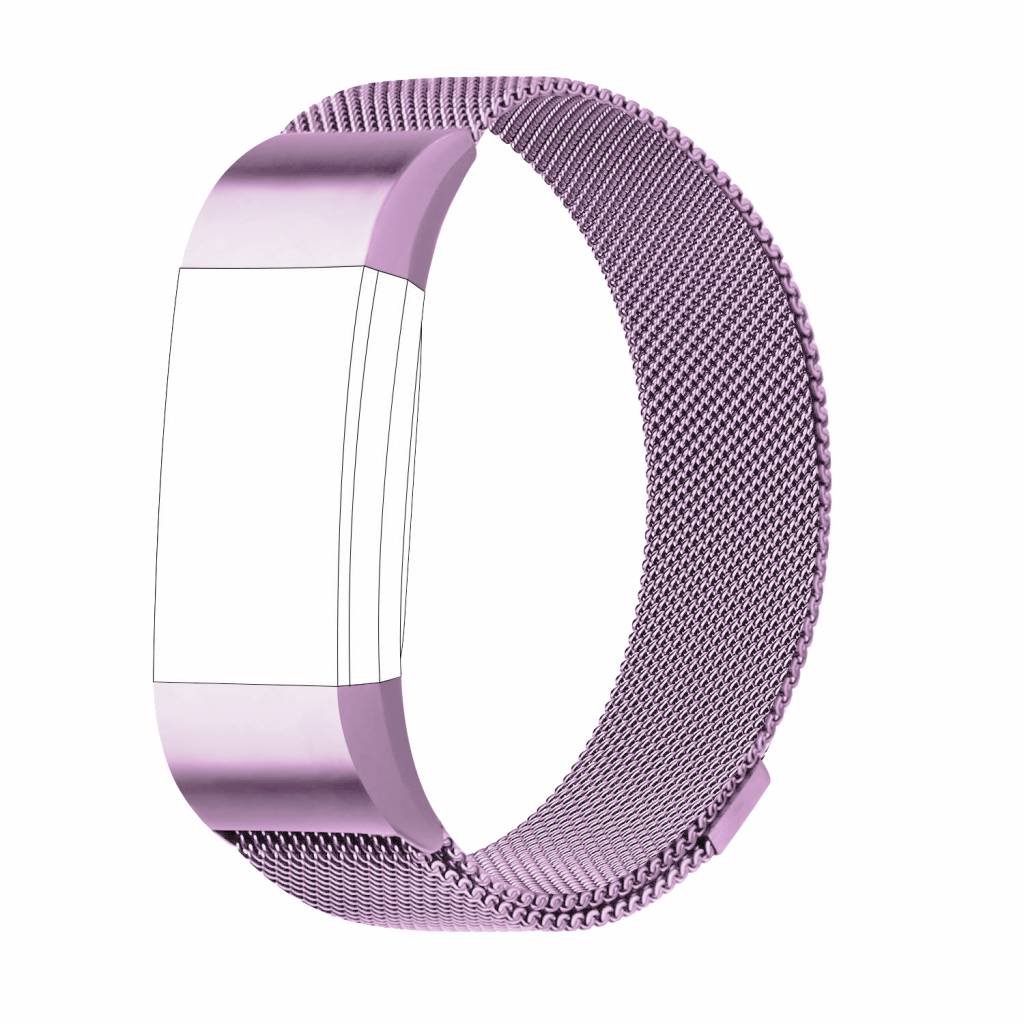 Fitbit Charge 2 milanese band - lavendel